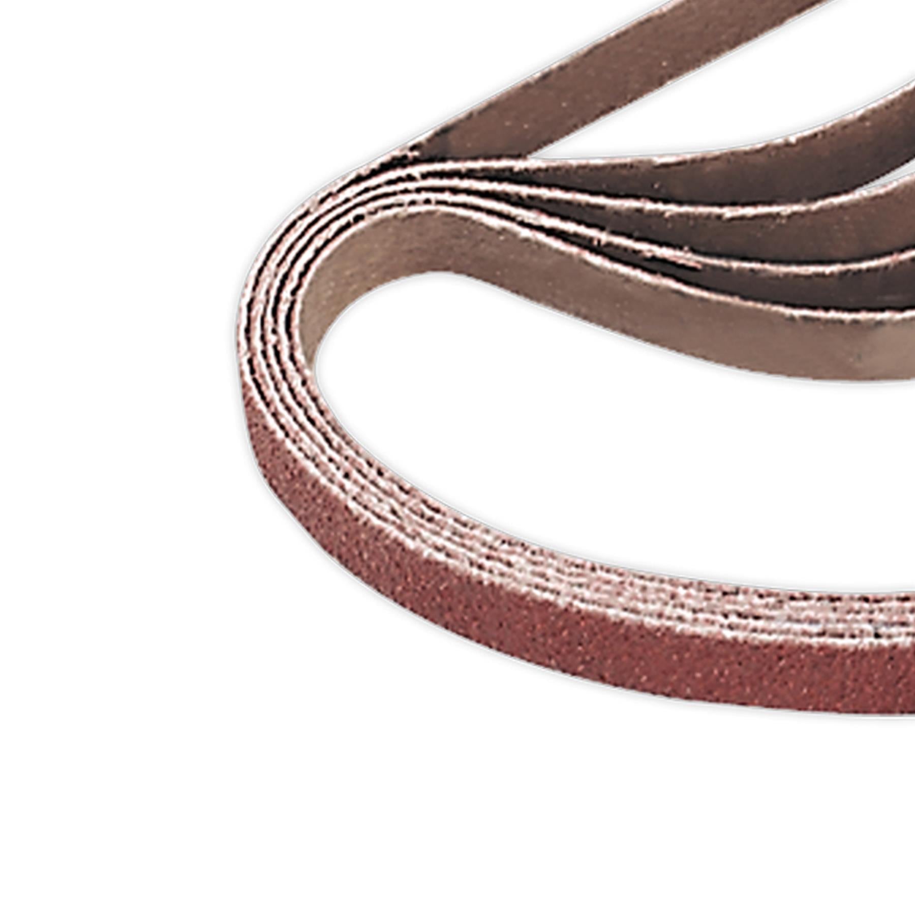 Sealey Sanding Belt 10 x 330mm 40Grit Pack of 5