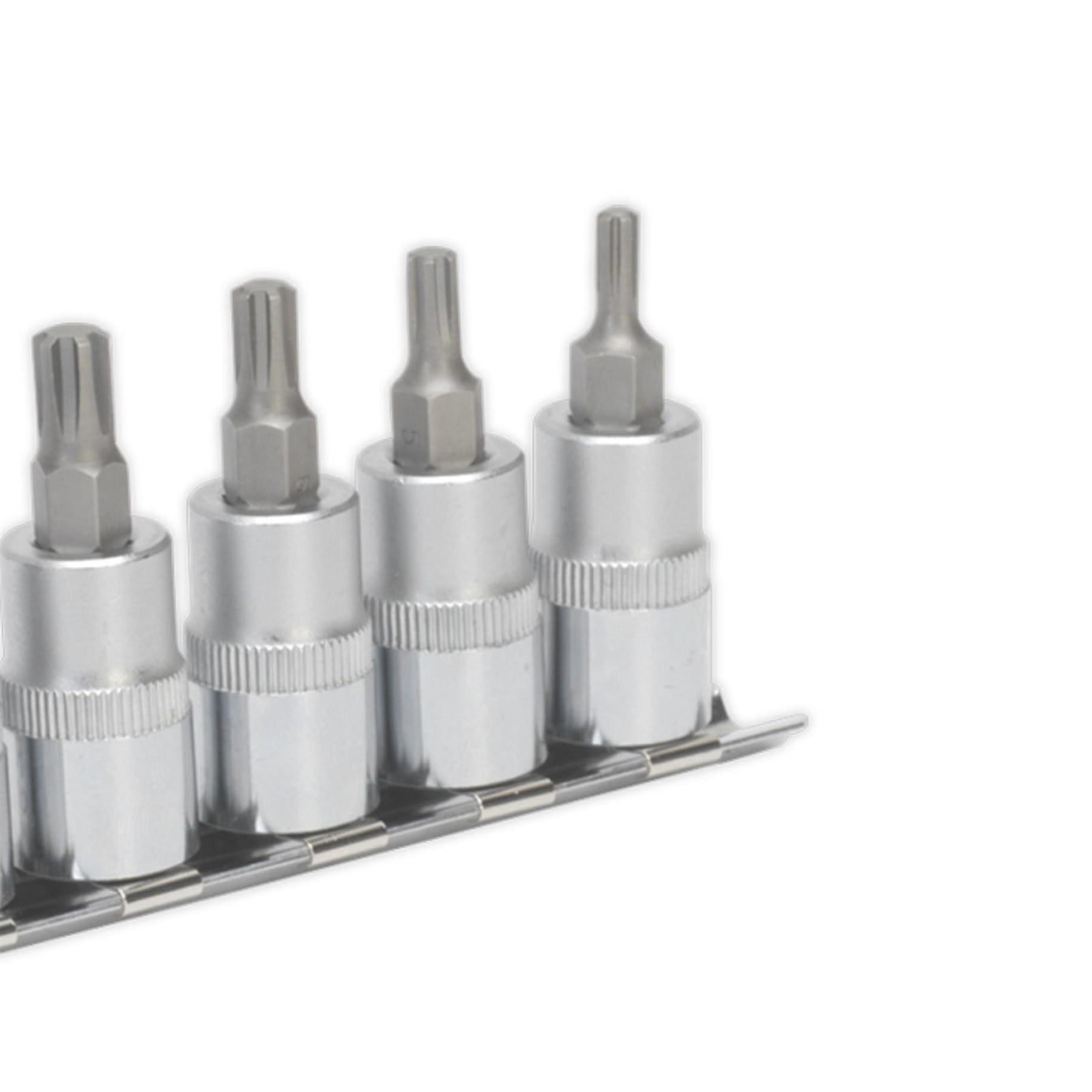 Sealey Ribe Socket Bit Set 7pc 3/8"Sq Drive 50mm