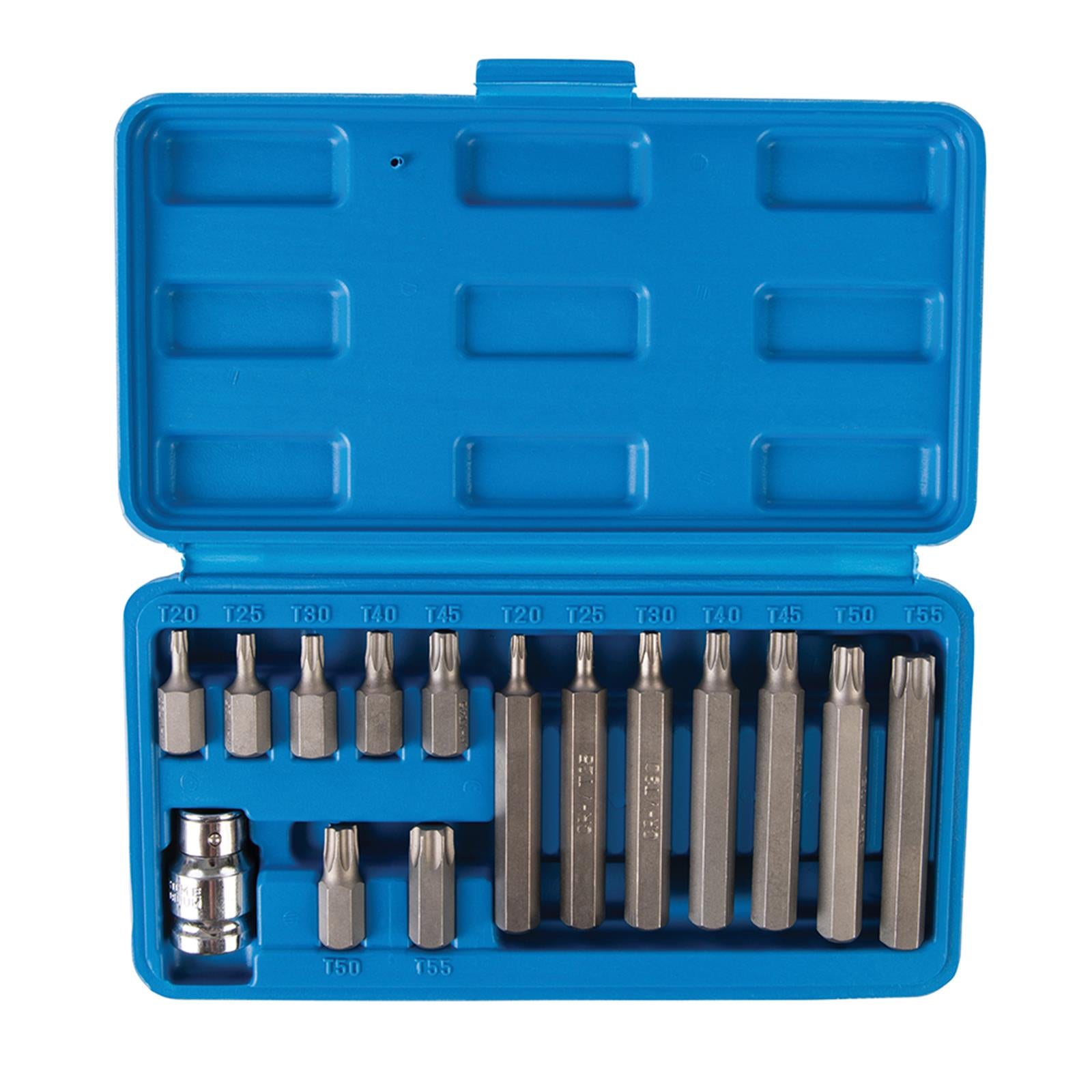 Trx Bits Set 15Pc Chrome Vanadium Socket & Hardened Tempered Trx Bits