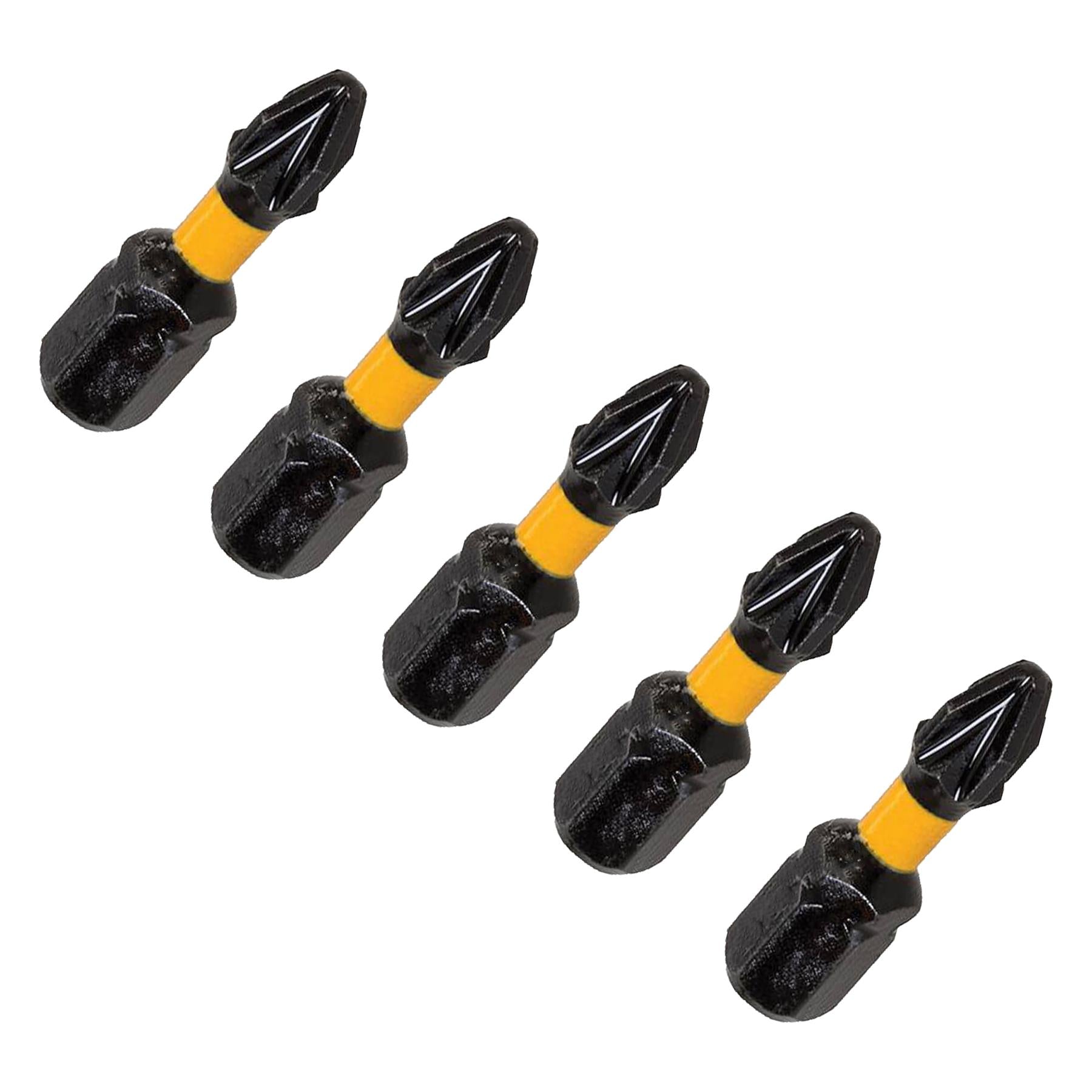 IMPACT SCREWDRIVER BITS PZ2 POZI 1 2 3 HEAD 25MM SCREW DRIVER BIT X 5