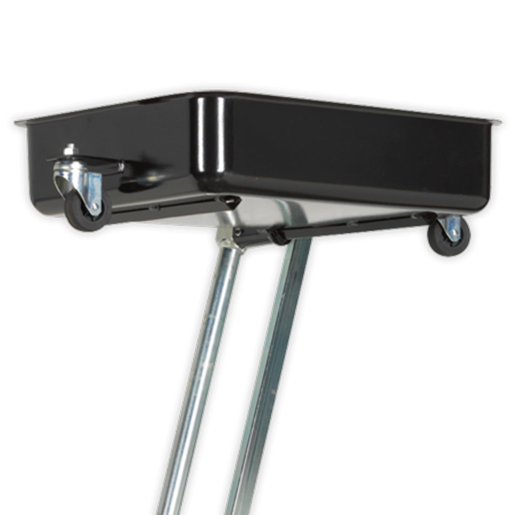 Sealey Mobile Oil Drainer + Probes 80L Cantilever Air Discharge