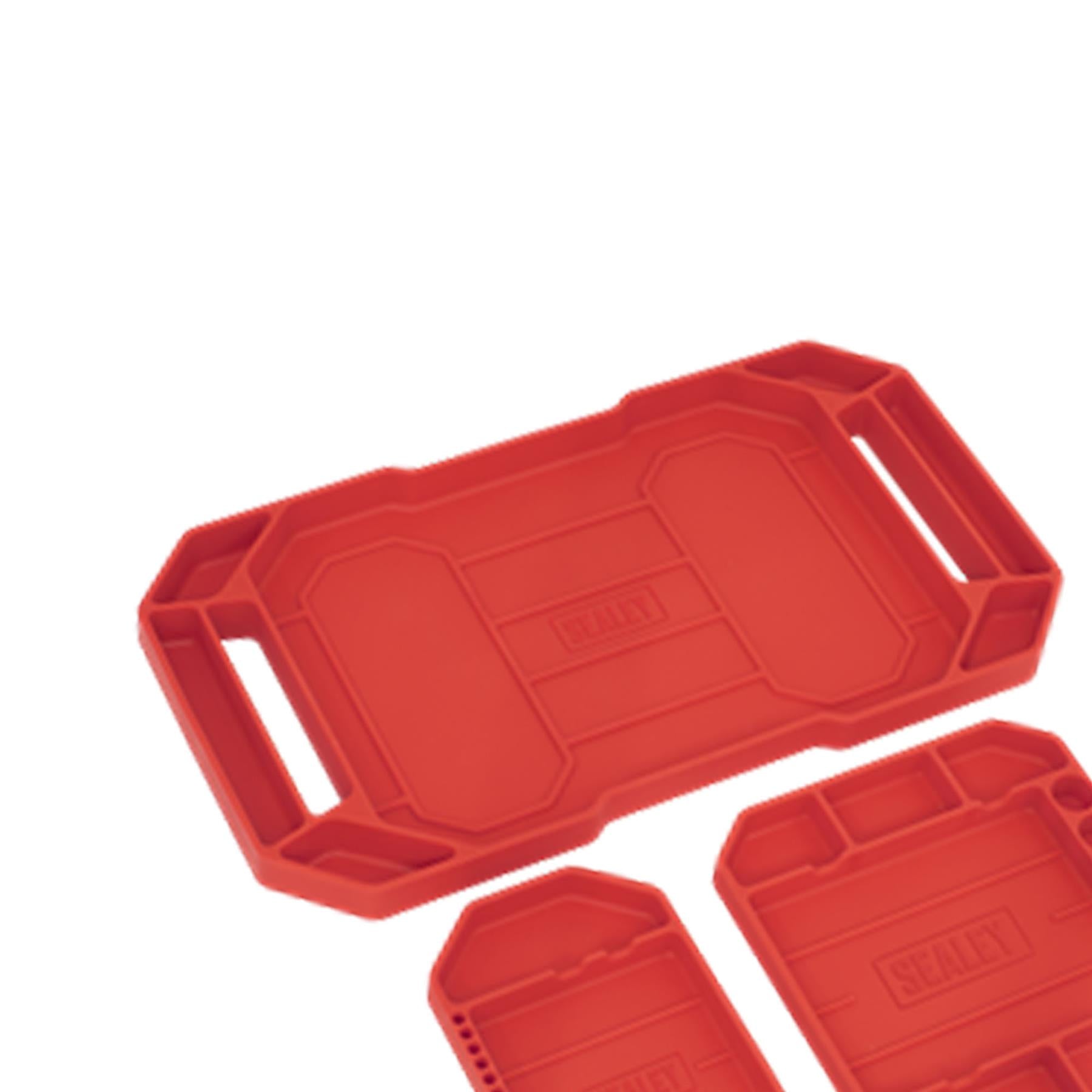 Sealey Flexible Tool Trays Non-Slip - Pack of 3