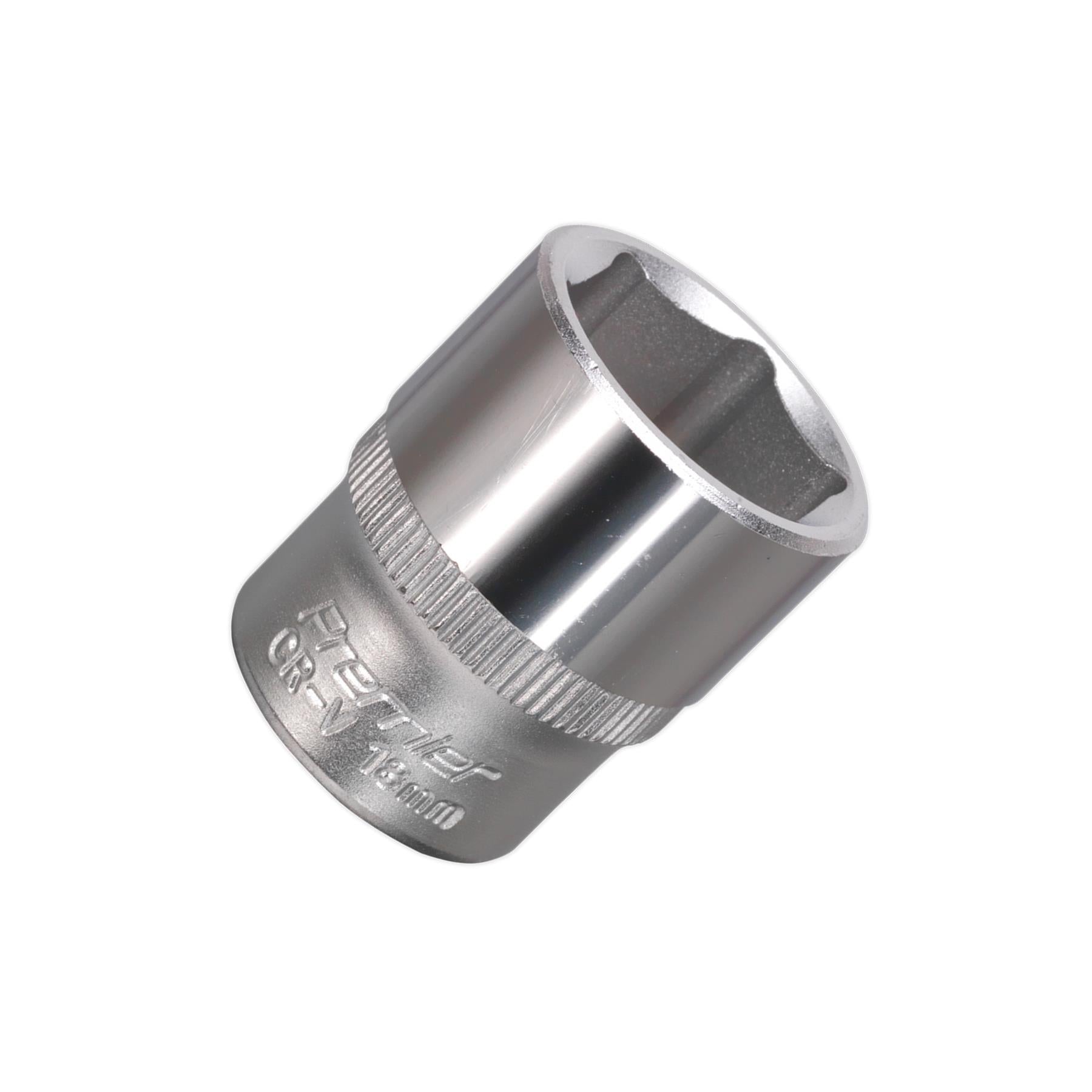 Sealey WallDrive� Socket 18mm 3/8"Sq Drive