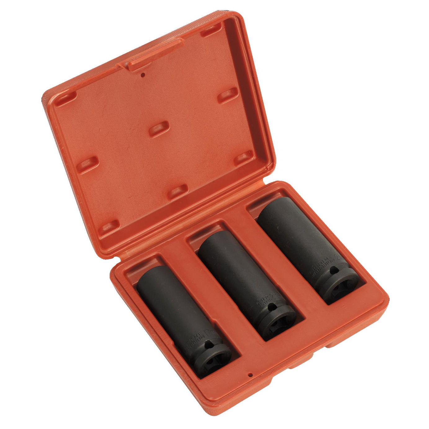 Sealey Impact Socket Set 3pc Deep 1/2"Sq Drive