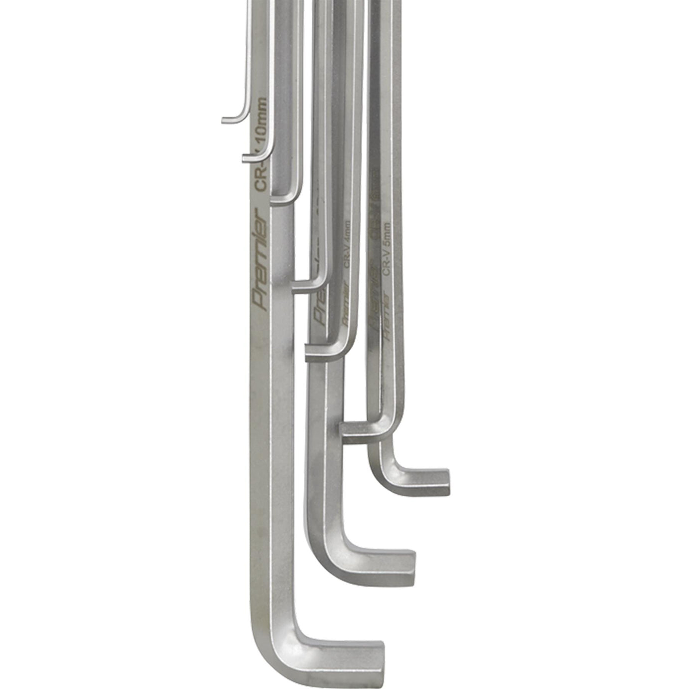 Sealey 9 Piece Short/Stubby End/Ended Extra Long Reach Hex/Allen Key Set