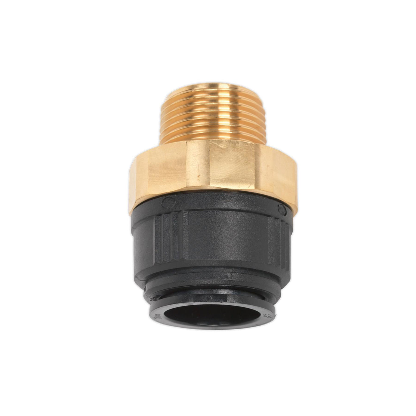 Sealey Straight Adaptor 28mm x 1"BSPT Brass (Speedfit - MM012808N)