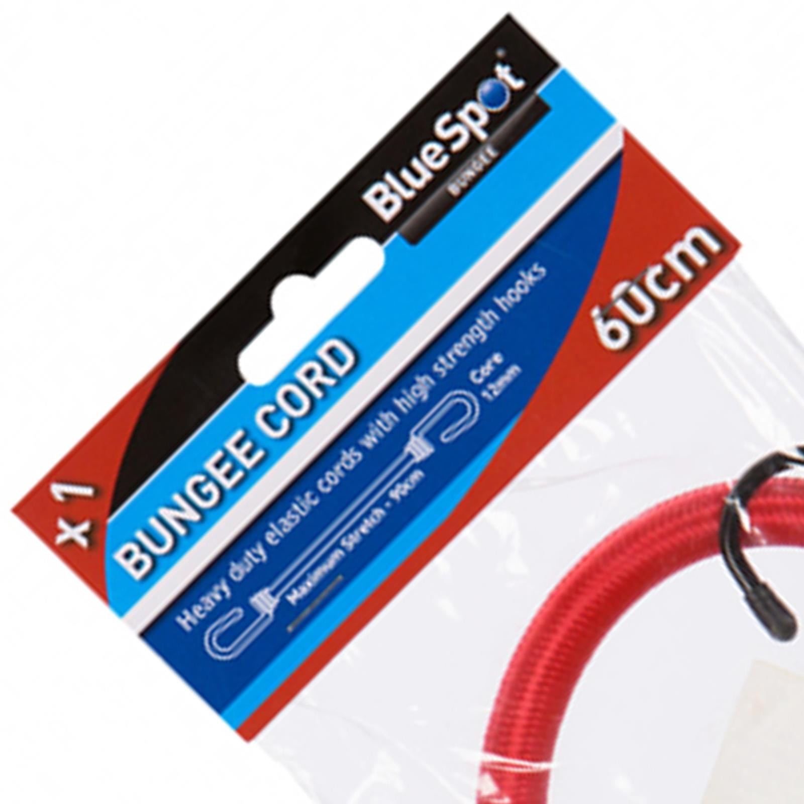 Bluespot Bungee Straps Cords 60 X 12mm With Hooks Elasticated Rope Cord Car Bike