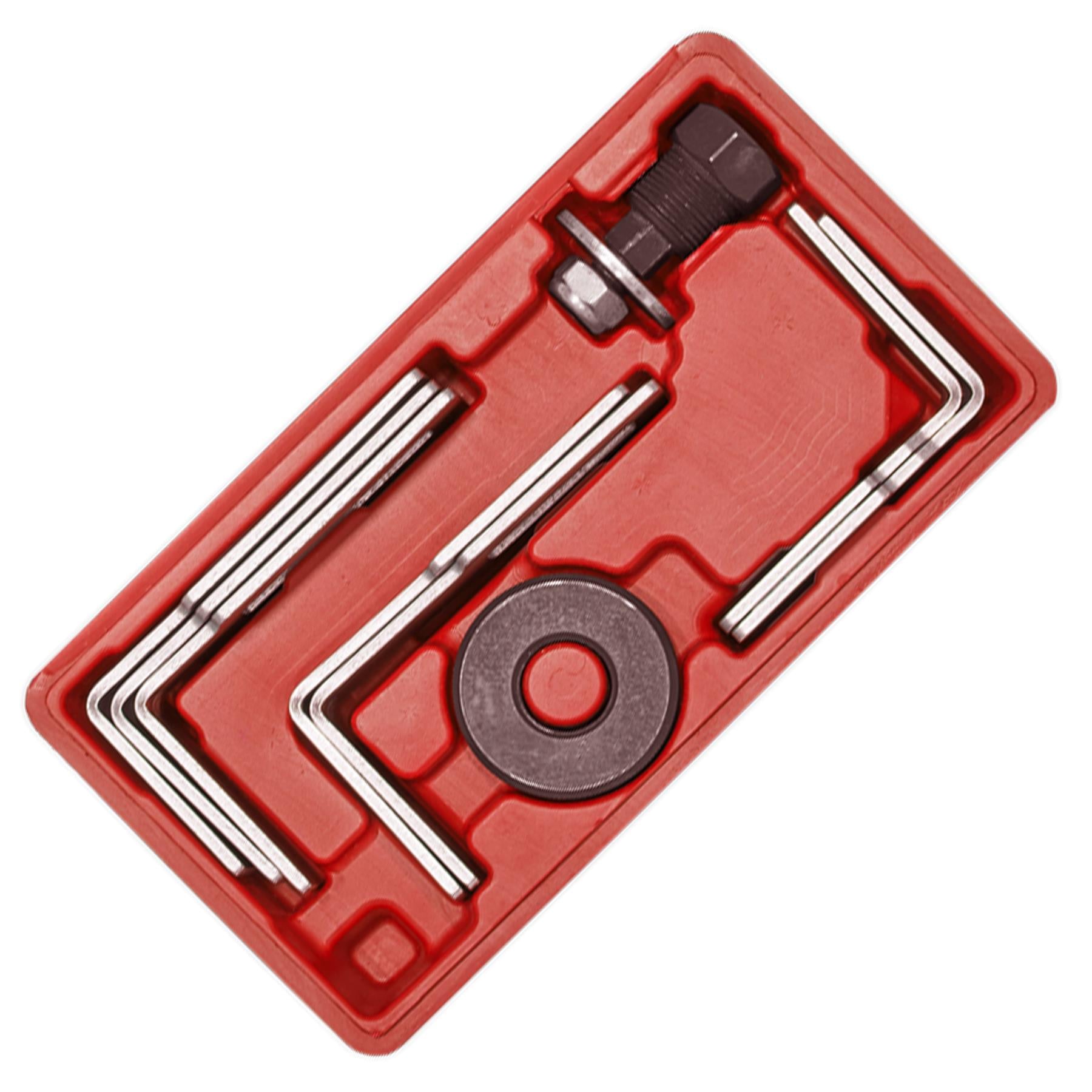 Sealey Fuel Tank Sender Spanner Set 9pc 24mm Hex Drive