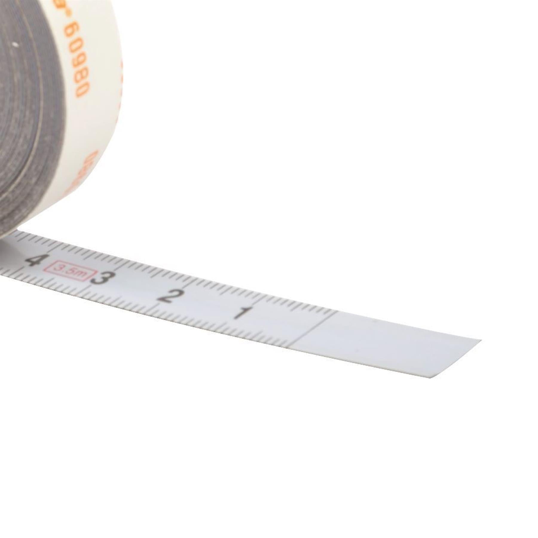 Self-Adhesive Measuring Tape Metric 3.5M Left To Right Reading Scratch Resist