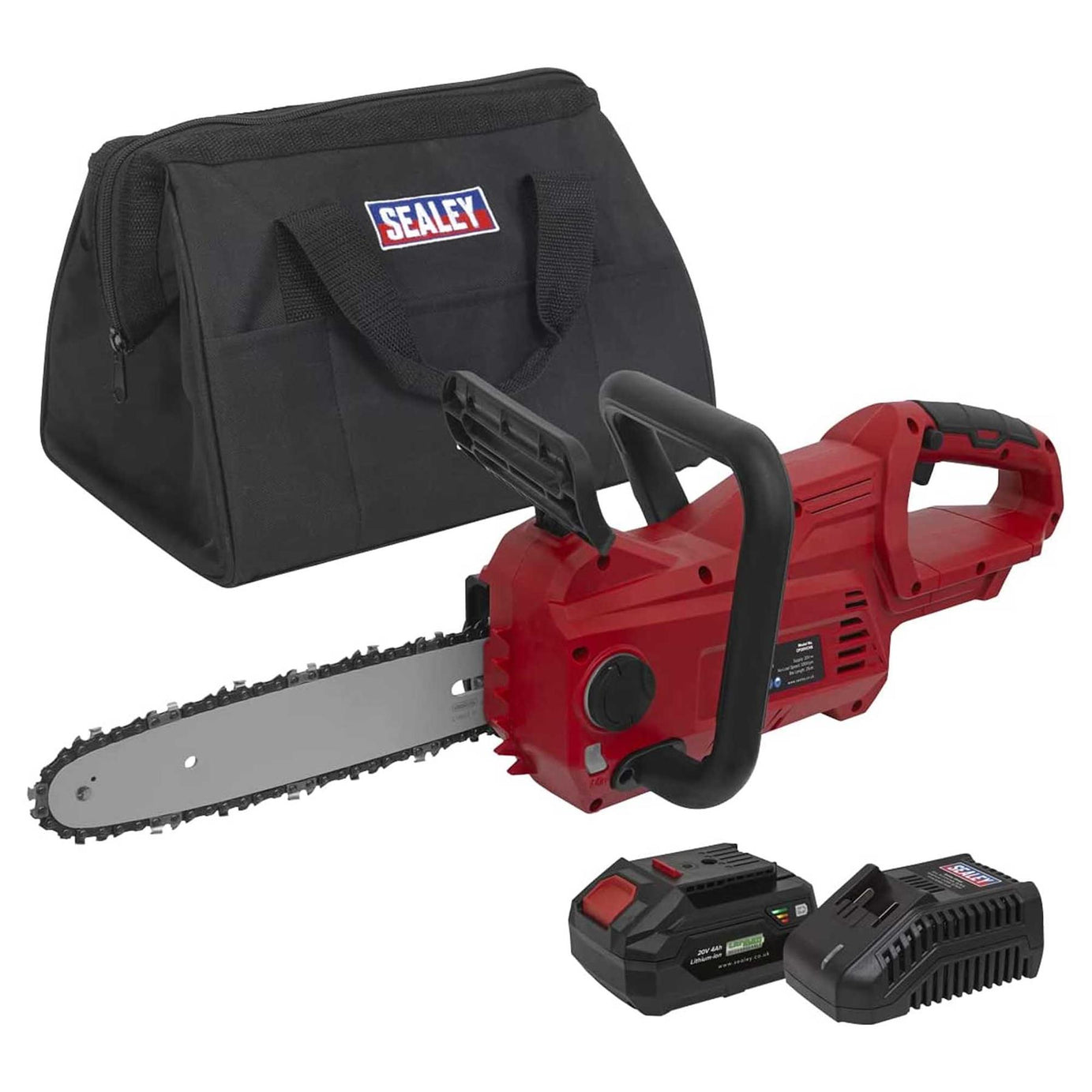 Sealey Cordless Chainsaw 25cm 20V 4Ah SV20 Series Kit