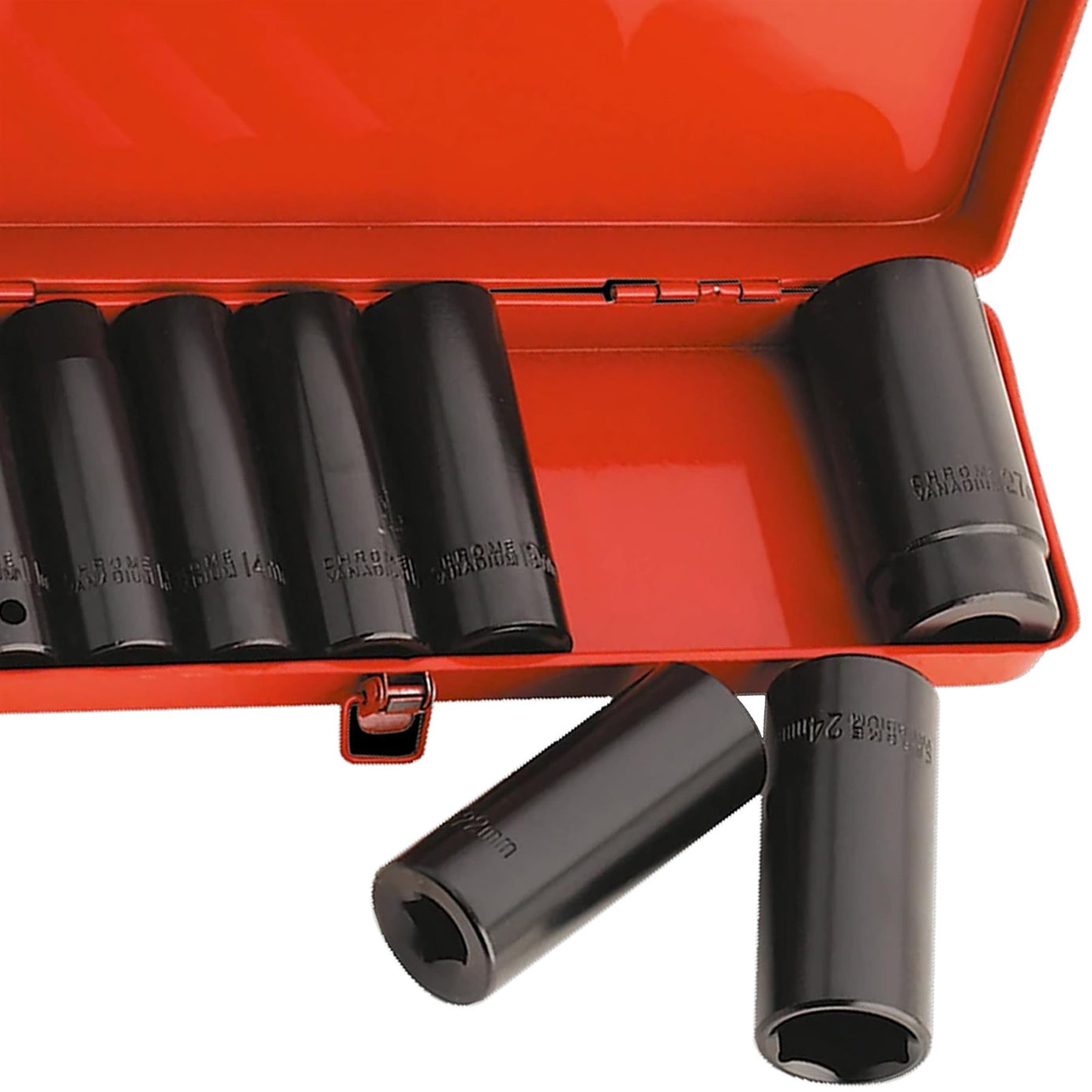 Sealey Impact Socket Set 10pc 1/2"Sq Drive Deep Metric