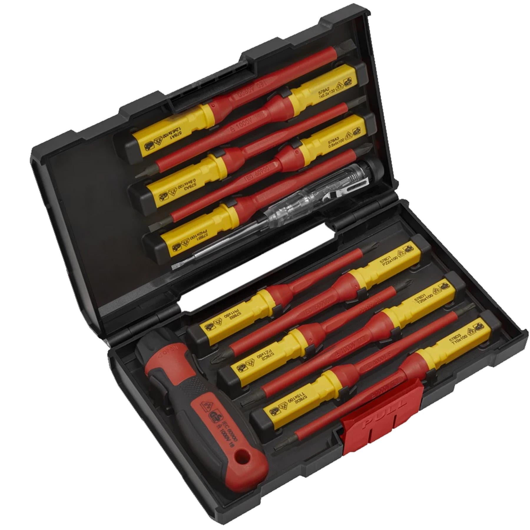 Sealey Screwdriver Set Interchangeable 13pc - VDE Approved