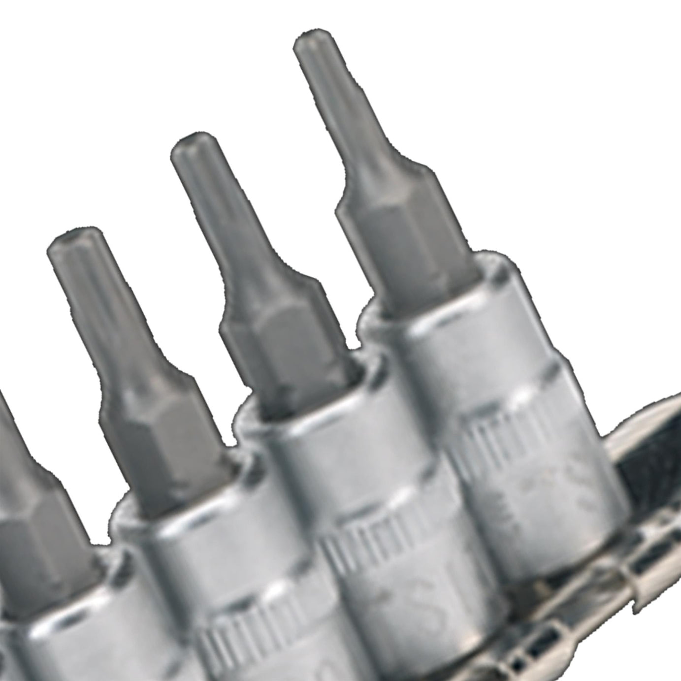 Sealey TRX-TS* Security Socket Bit Set 7pc 1/4"Sq Drive