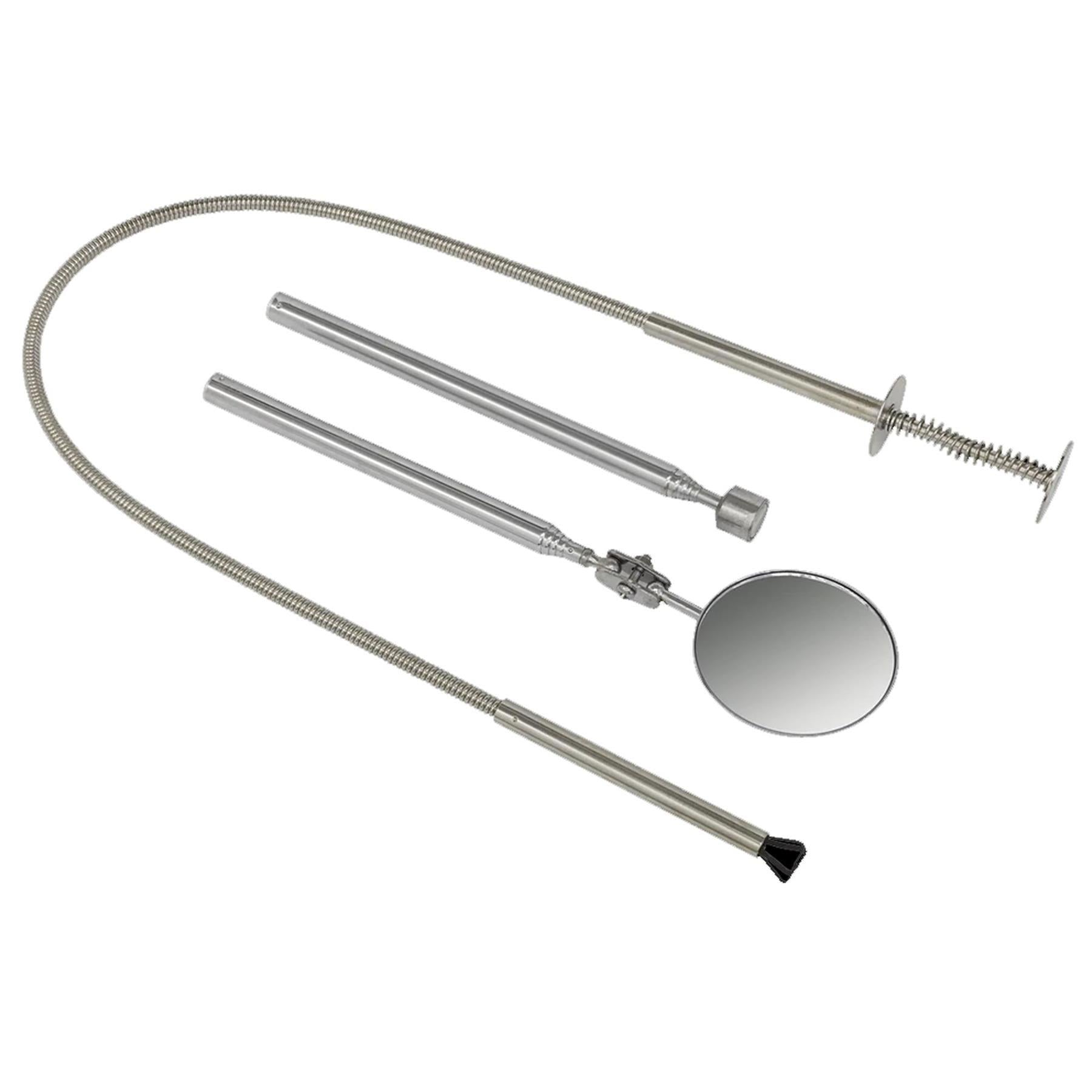 Sealey Magnetic Pick-Up, Flexible Claw & Inspection Tool Set 3pc