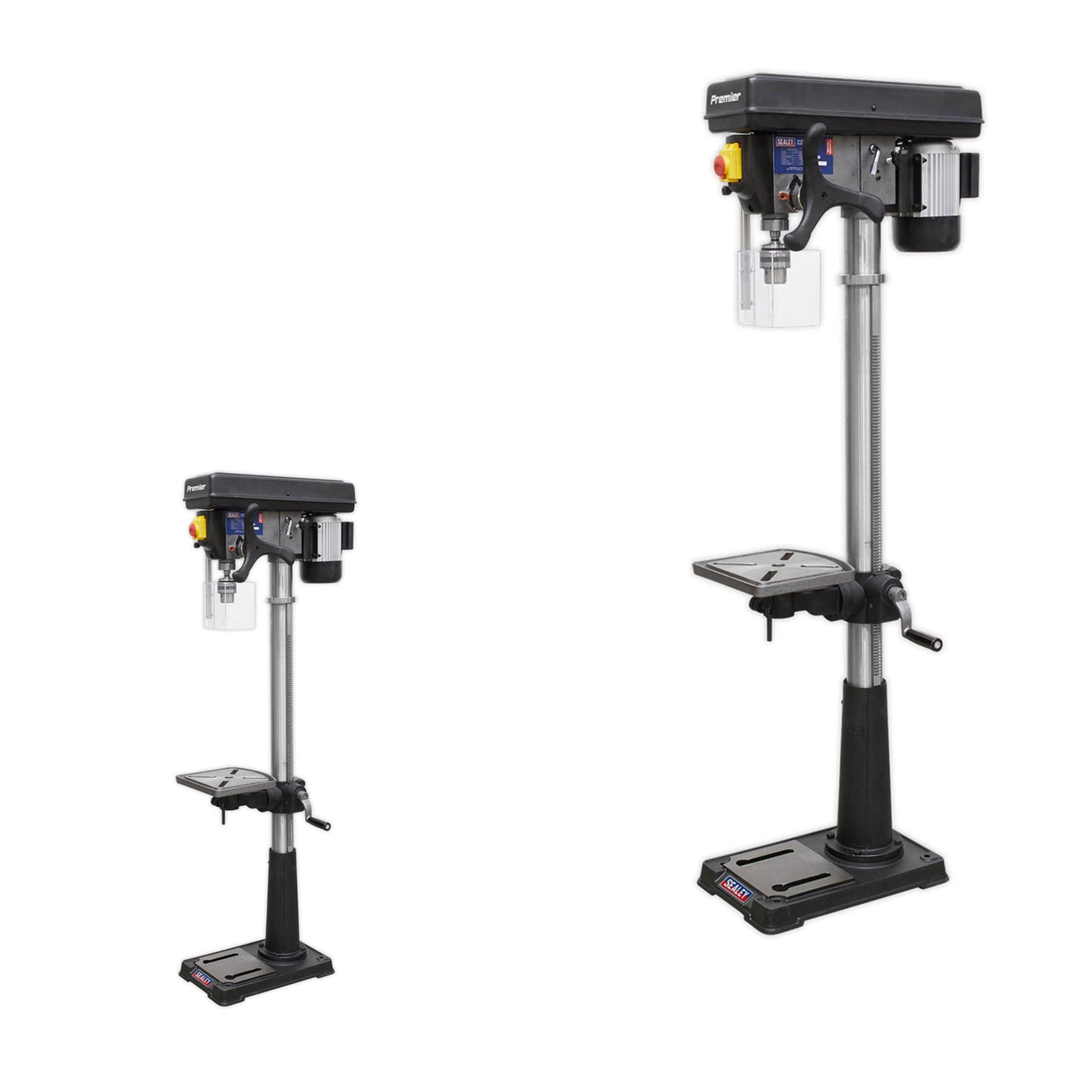 Sealey Pillar Drill Floor 16-Speed 1610mm Height 230V Garage Workshop DIY