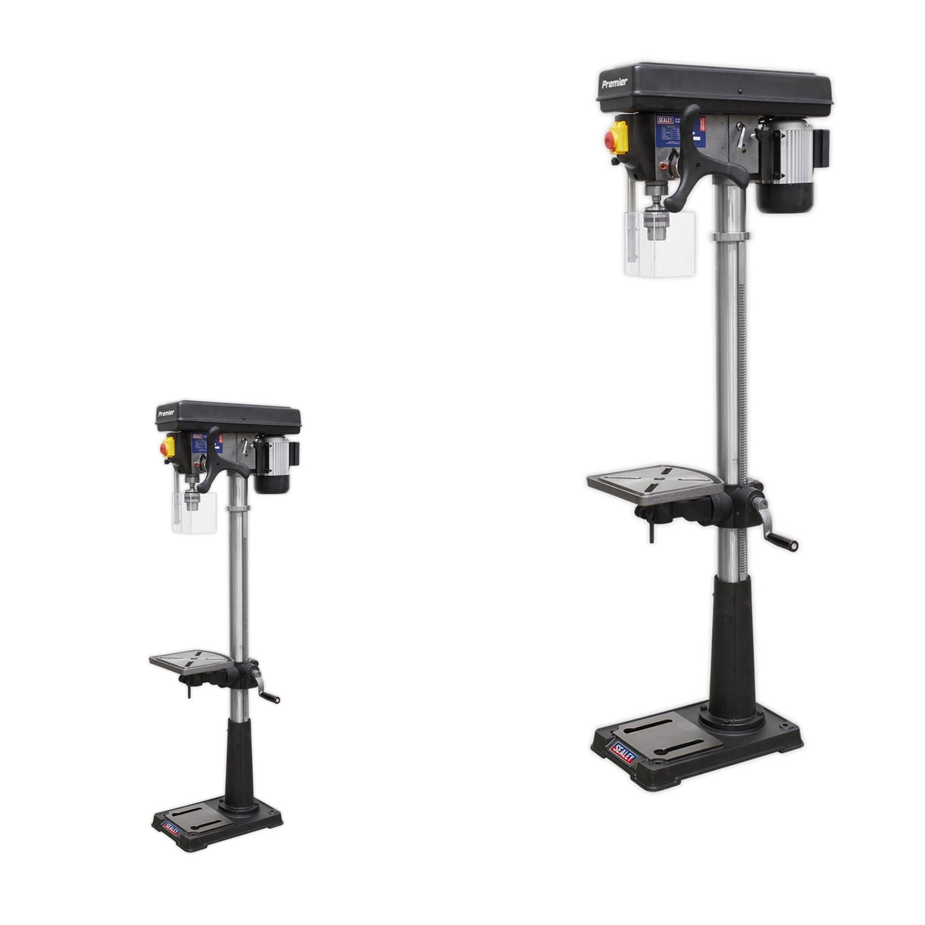 Sealey Pillar Drill Floor 16-Speed 1610mm Height 230V Garage Workshop DIY