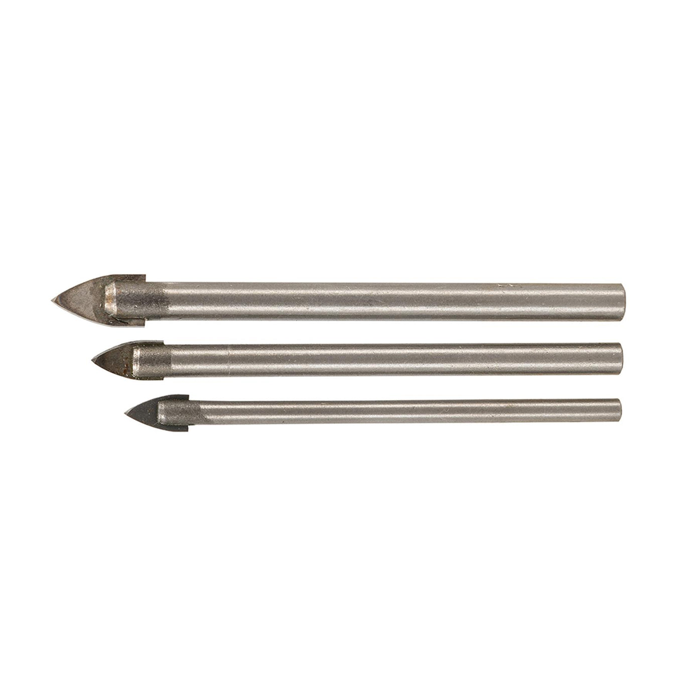 3Pce Tile And Glass Drill Bit 5, 6 & 8mm - Power Tool Accessories Quality