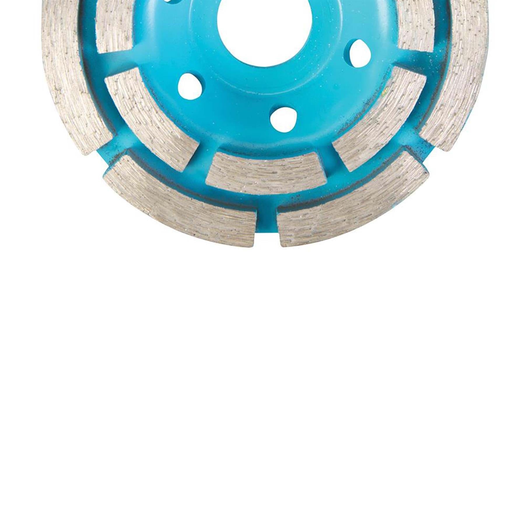 100 X 22.2mm Concrete Grinding Diamond Disc Double Row Offers Finer Finishing