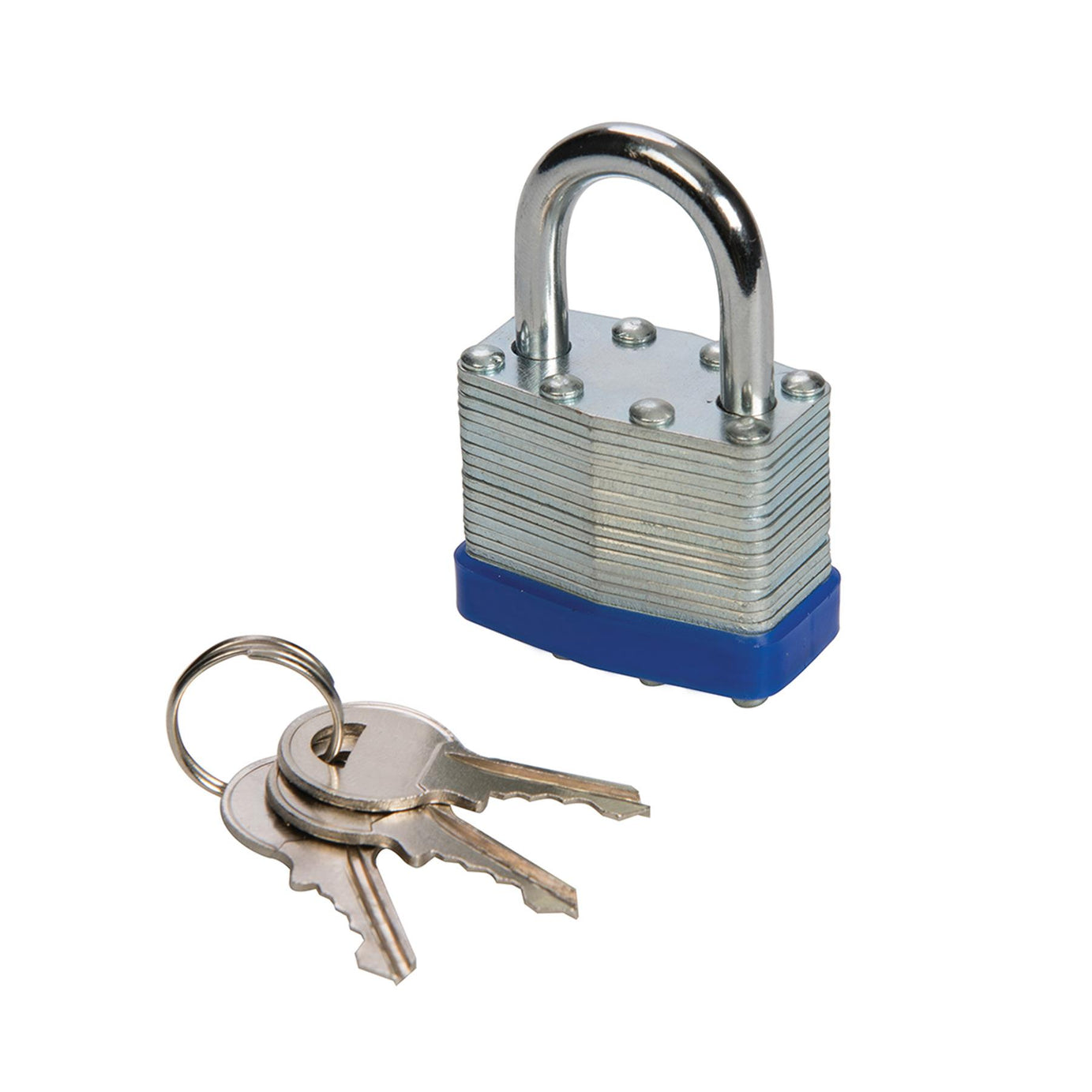 Heavy Duty 50mm Laminated Padlock Home Office Travel Safety Security 3 Keys