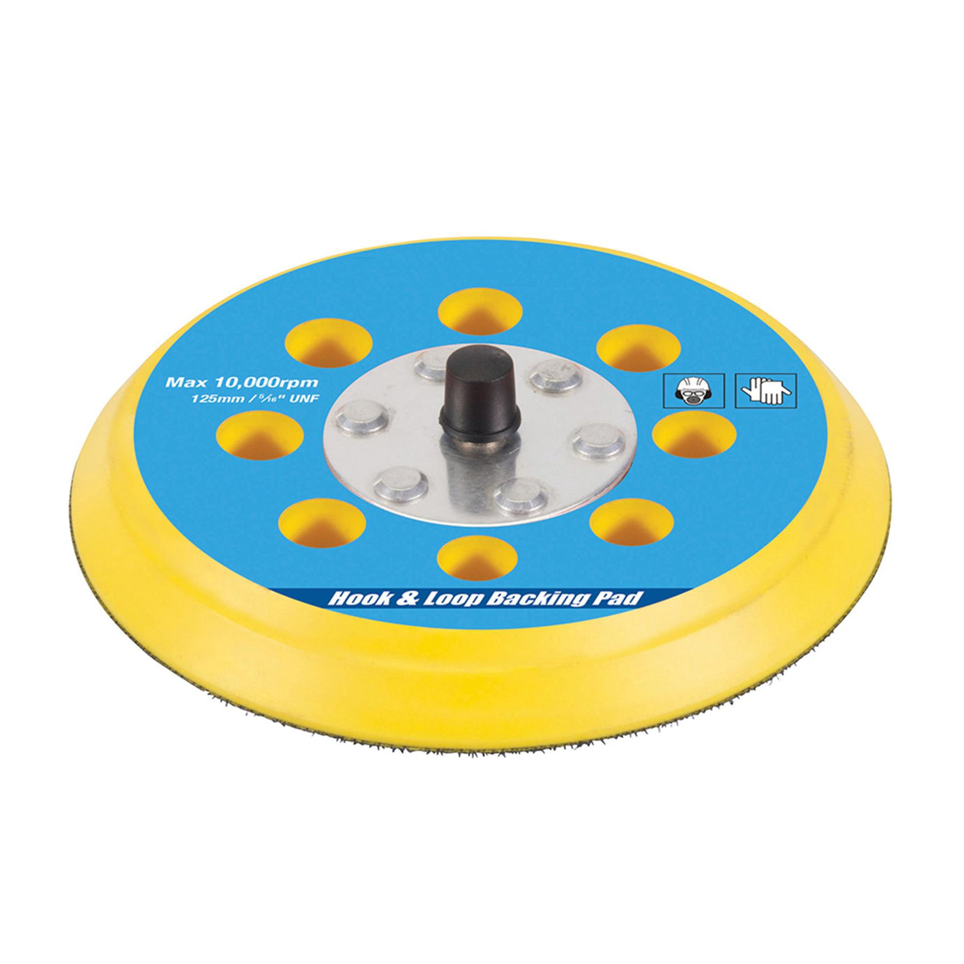 Hook & Loop Backing Pad 125mm / 5/16" Unf Polishing With Semi-Flexible Edge