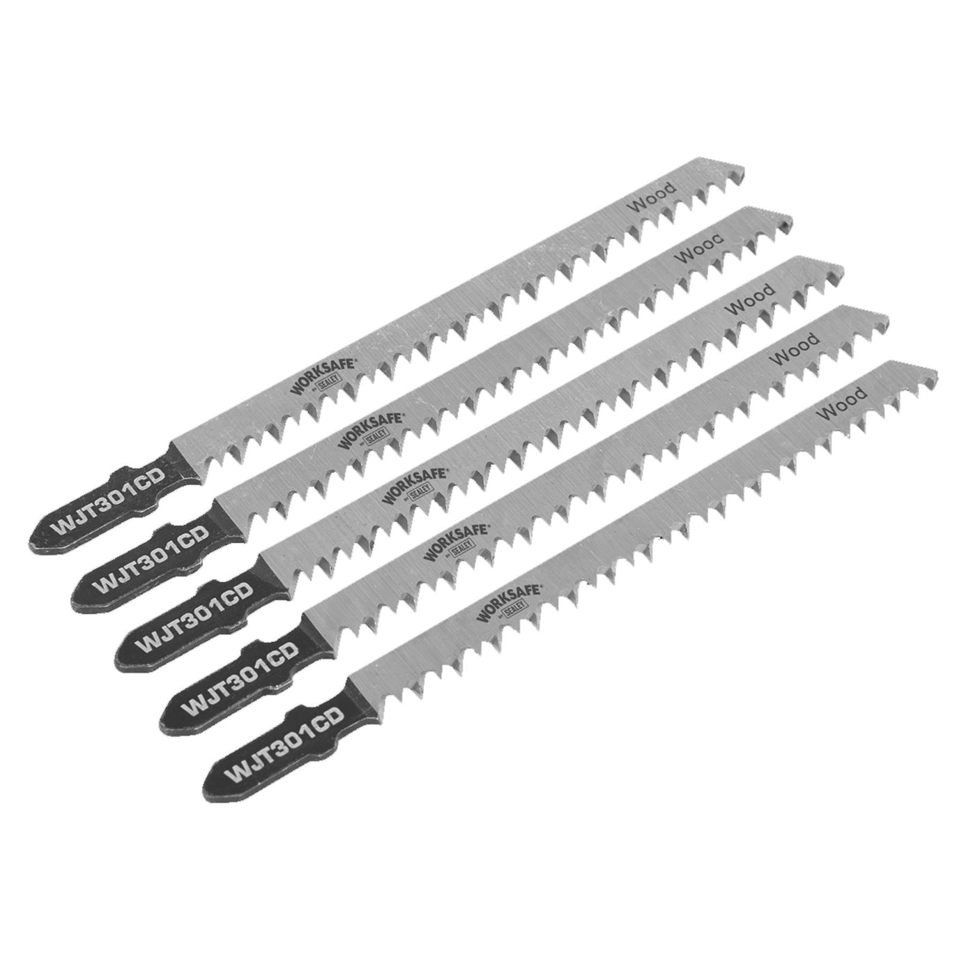 Sealey Jigsaw Blade 90mm 8tpi - Pack of 5 Chrome Vanadium