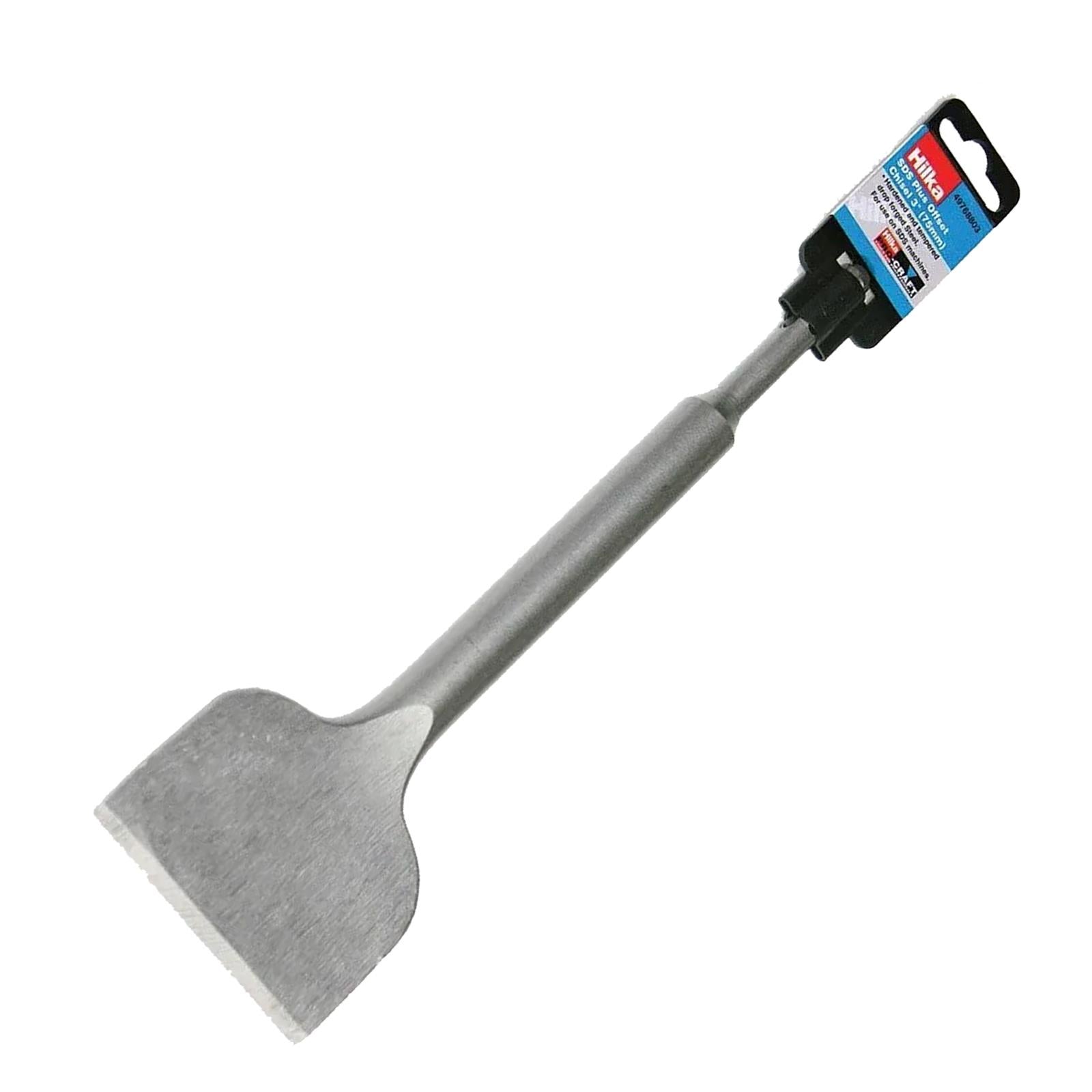 Cranked Tile Chisel SDS+ hammer drill Tile removing remover Offset 3" Chisel