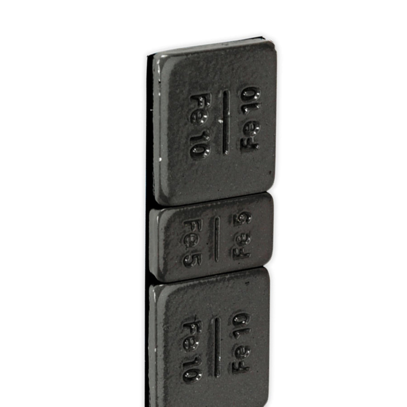 Wheel Weight 5 & 10g Adhesive Zinc Plated Steel Pk of 50x8 Sealey