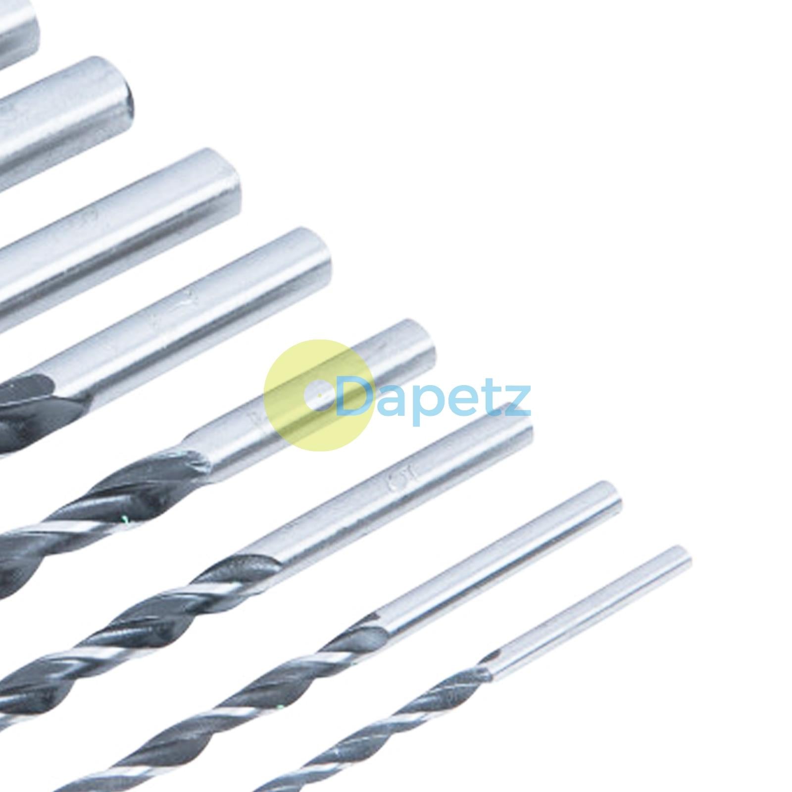 BlueSpot 5pc Brad Point Wood Drill Bit Set 4, 5, 6, 8 & 10mm Bits