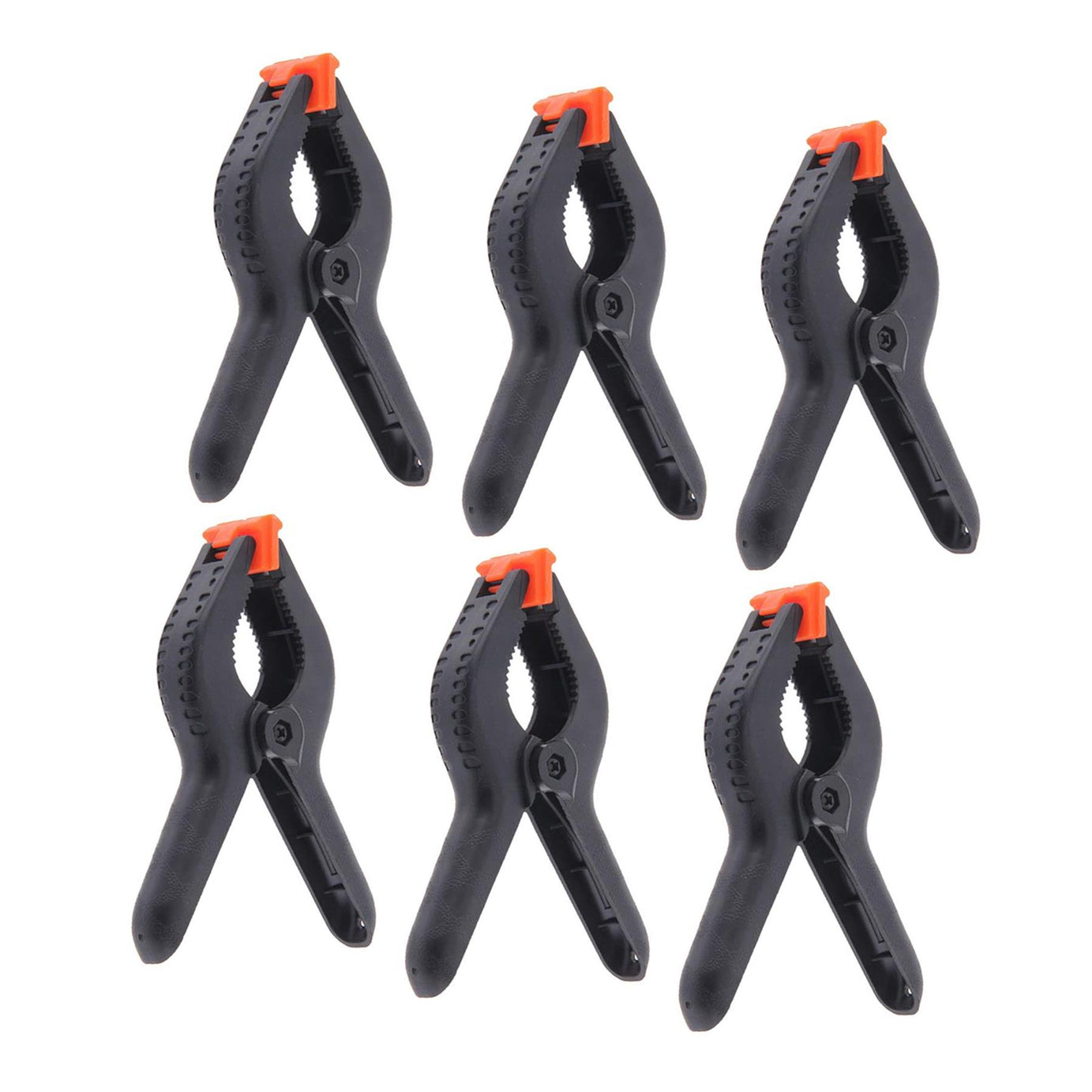 6 x 6" Strong Plastic Spring Clamps Market Stall Clips Nylon Large Tarpaulin