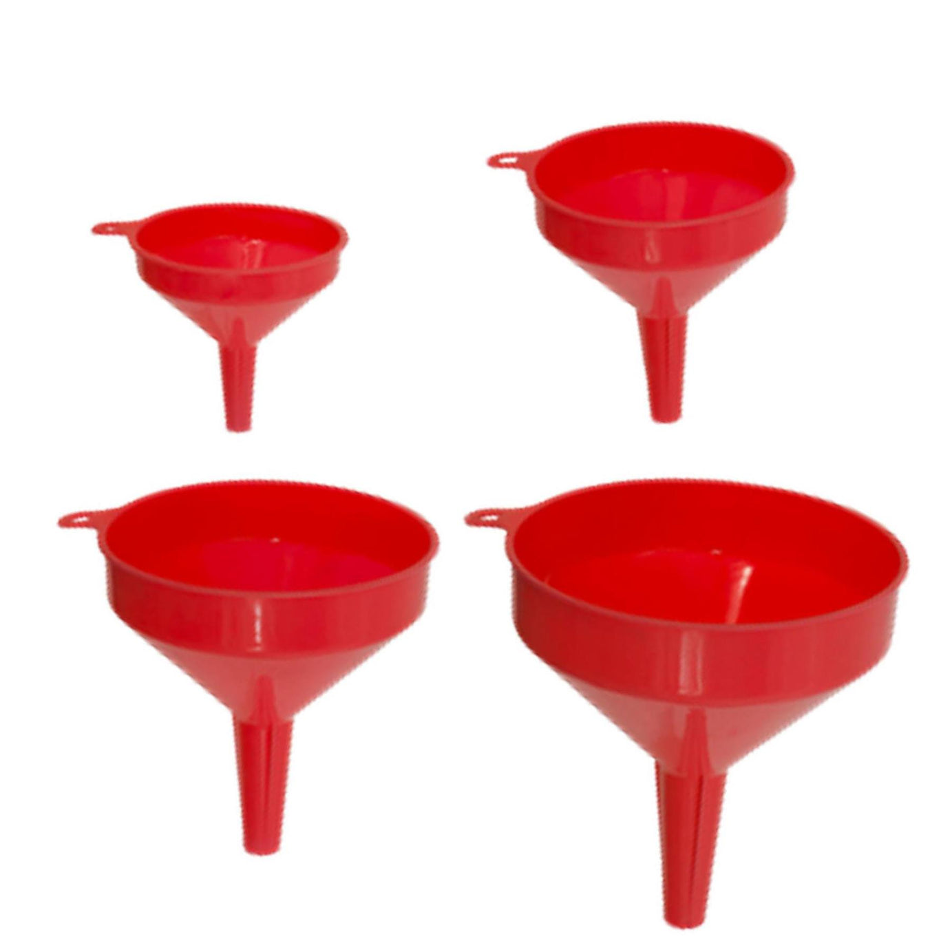 Sealey Funnel Set 4pc Economy Fixed Spout