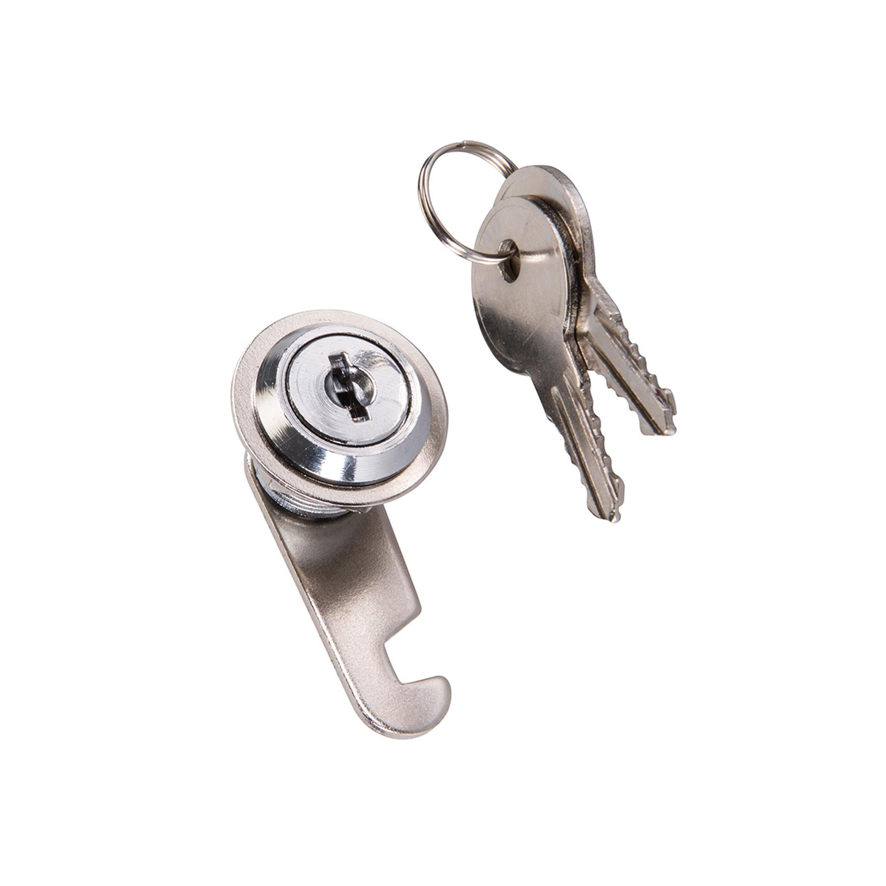 Cam Lock for Door Cabinet Mailbox Drawer Cupboard Locker 20mm + 2 Key