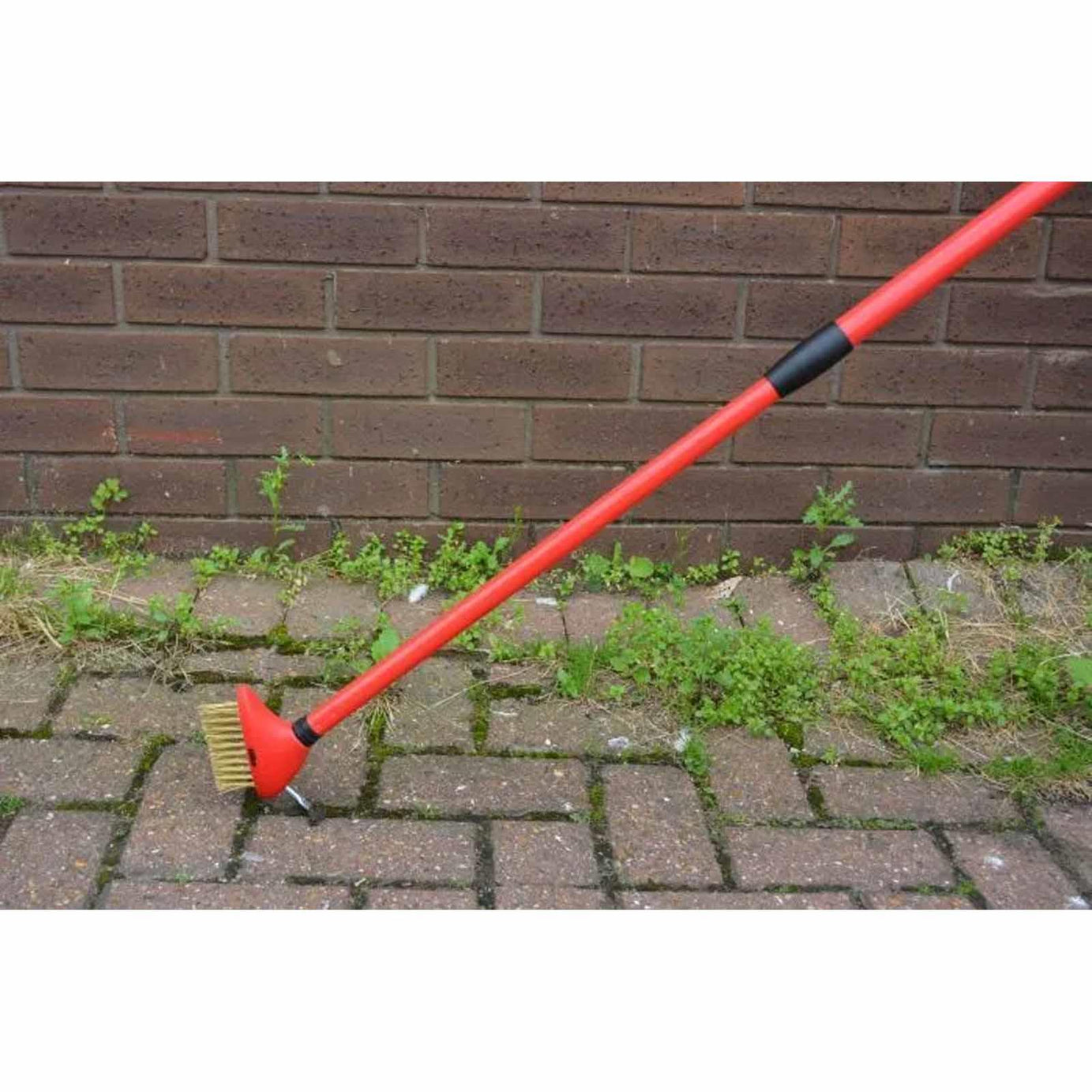 Heavy Duty Extendable 3pc Garden Brush Set Outdoor Patio Path Clean