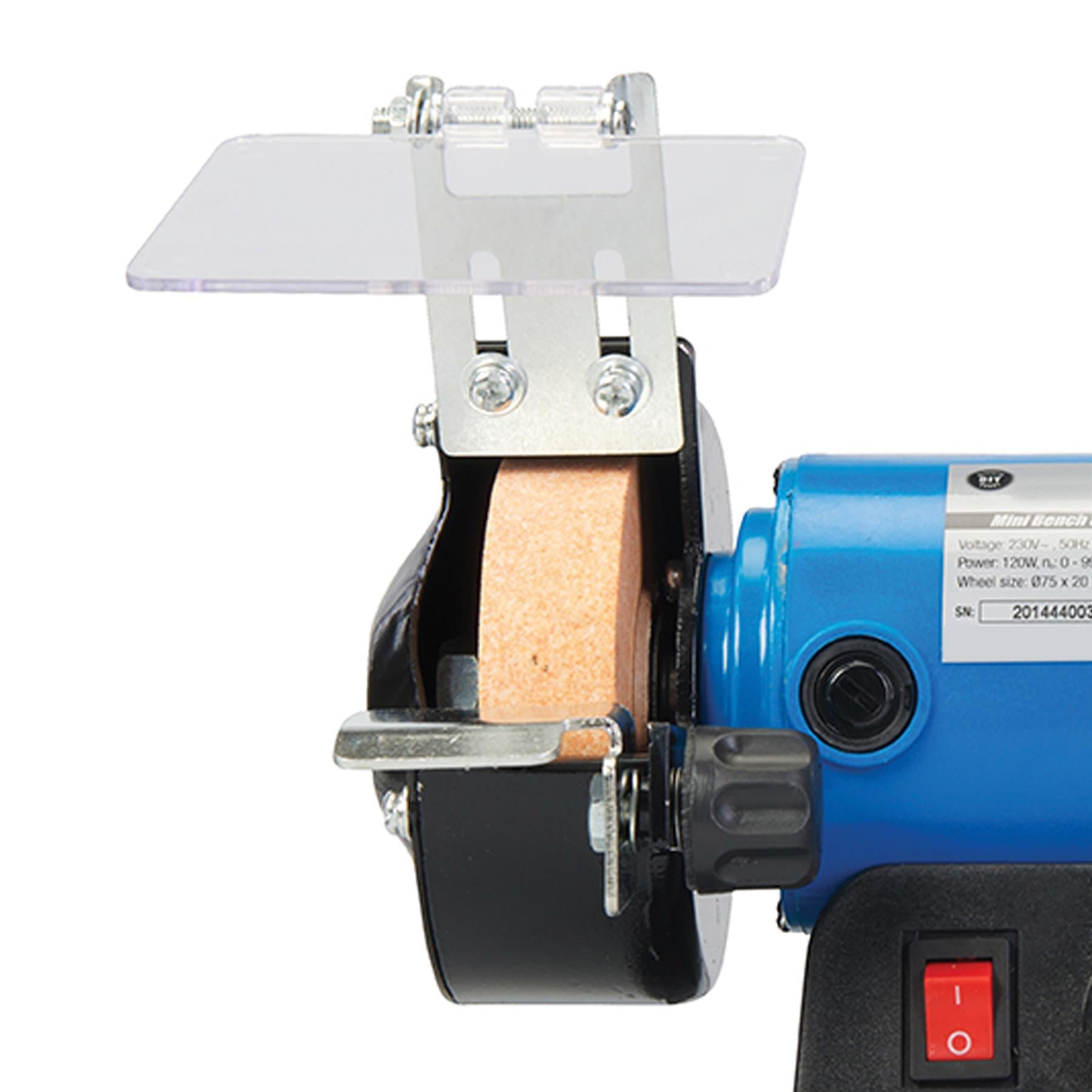 120W Multi Grinder 75mm Small Bench Grinder Engraver Tool Modelling Steam