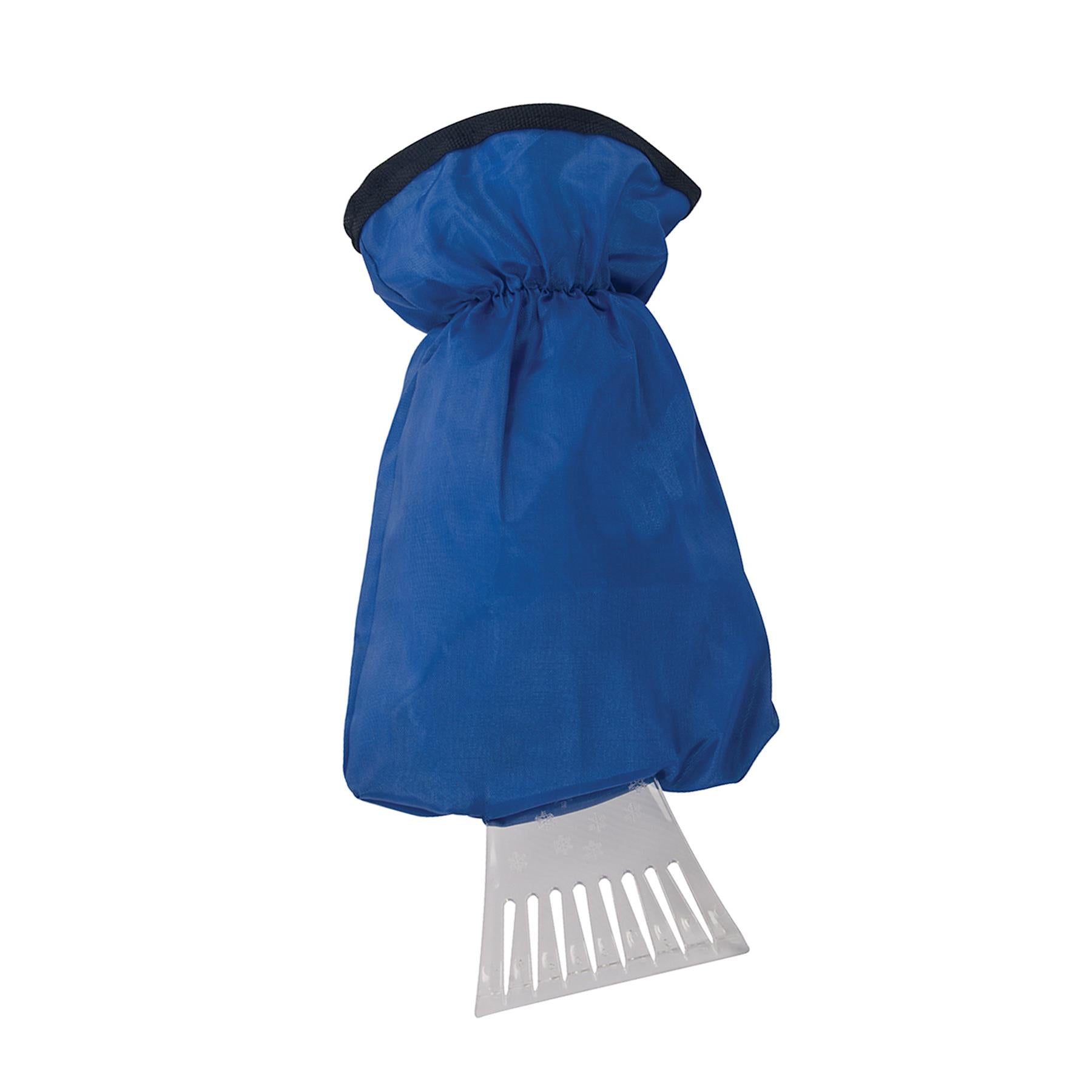 Ice Scraper & Mitt - One Size Insulated Nylon Mitt With Tough Plastic Blade