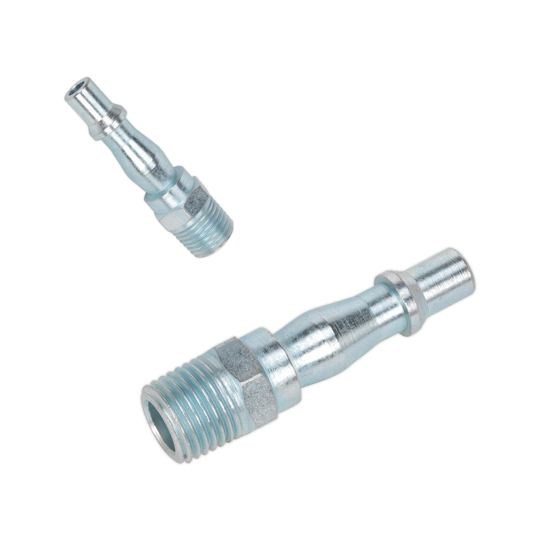 Sealey Screwed Male Adaptor Air Line Connector Coupling 1/4"BSPT Pack of 15