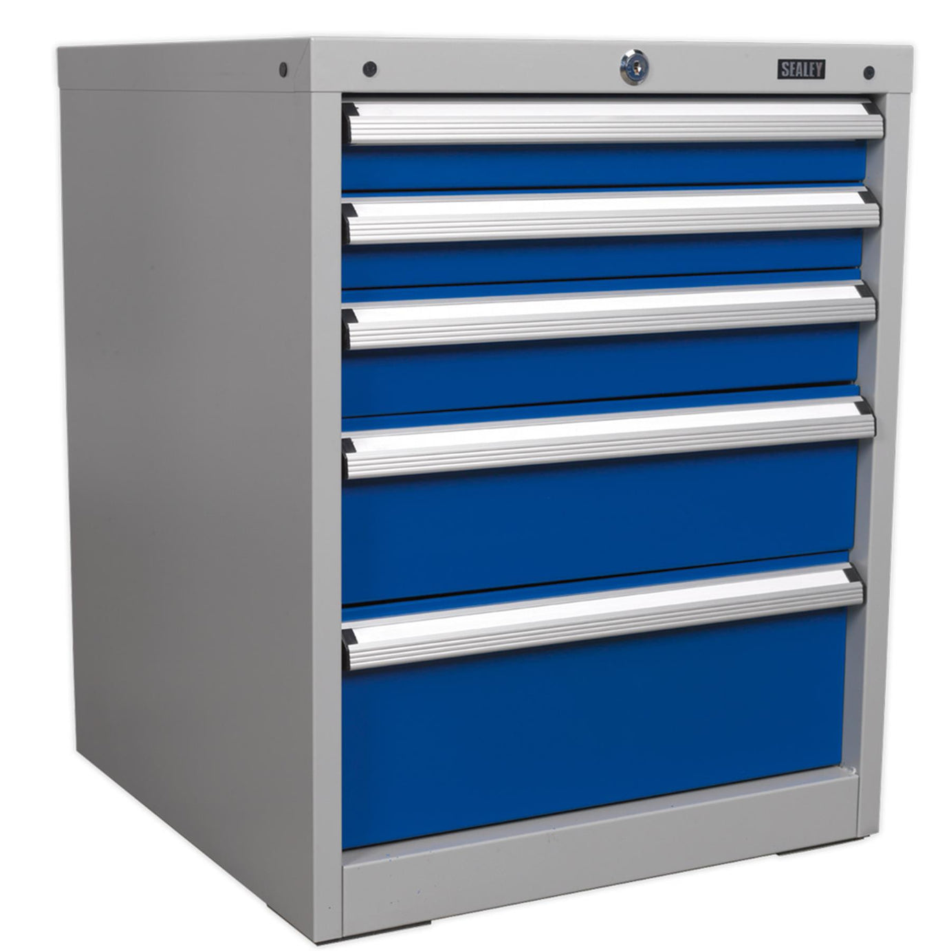 Sealey Cabinet Industrial 5 Drawer with a safety locking catch