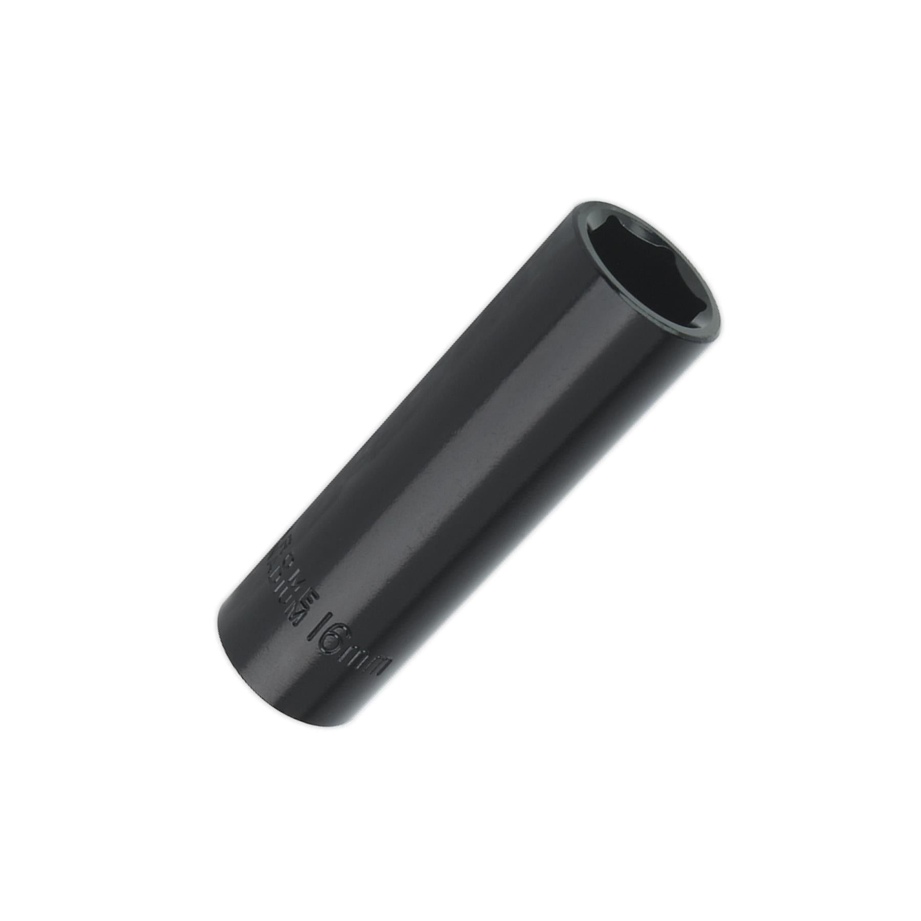 Sealey Impact Socket 16mm 1/2"Sq Drive Chrome Vanadium