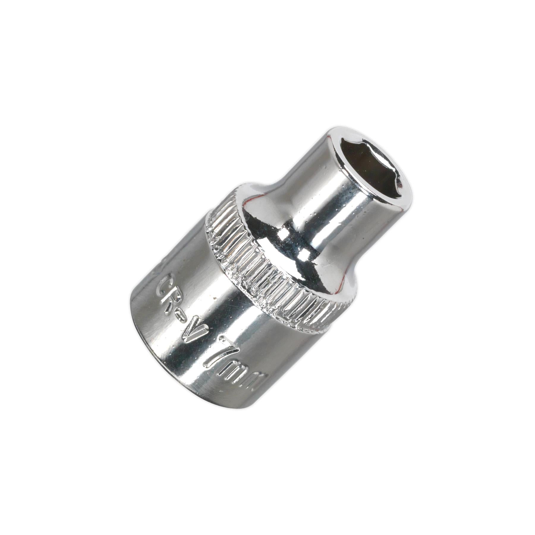 Sealey WallDrive Socket 7mm 3/8"Sq Drive Fully Polished