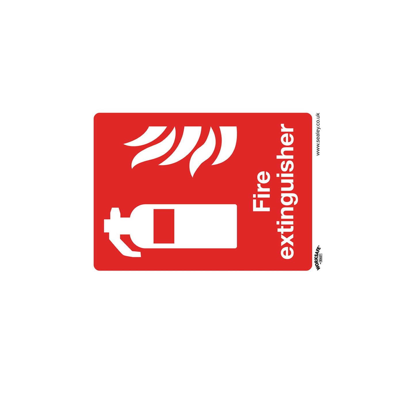 Prohibition Safety Sign - Fire Extinguisher - Self-Adhesive Vinyl