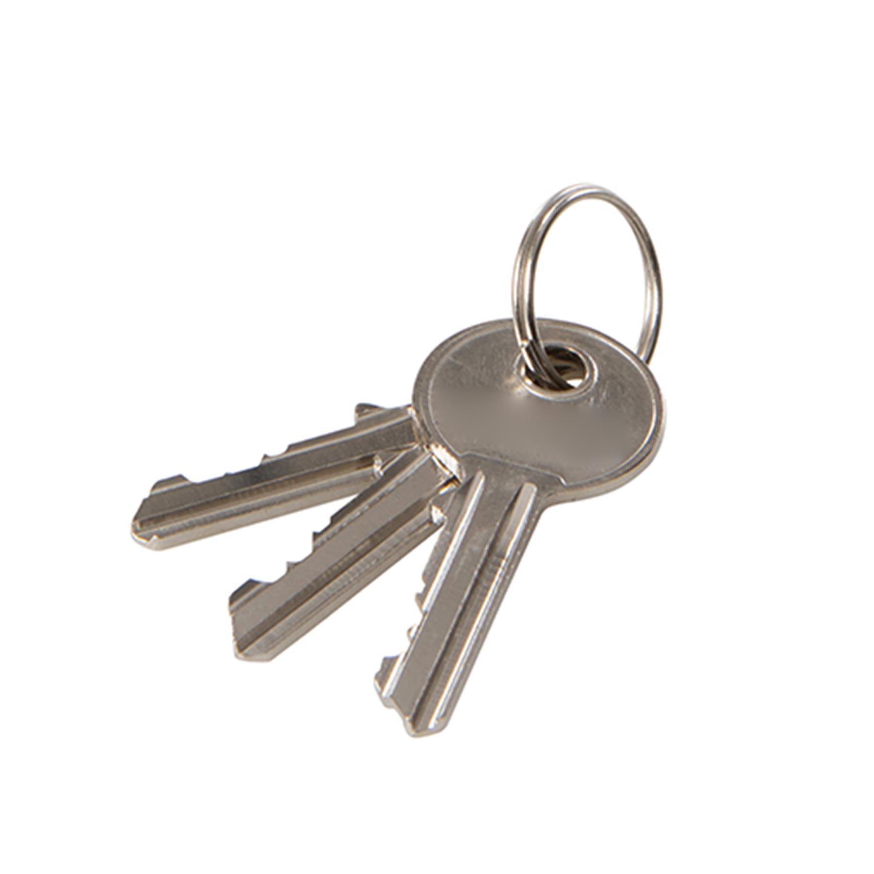Brass Padlock Long Shackle 40mm Chrome-Plated Steel Shackle & Multi-Pin Tumbler