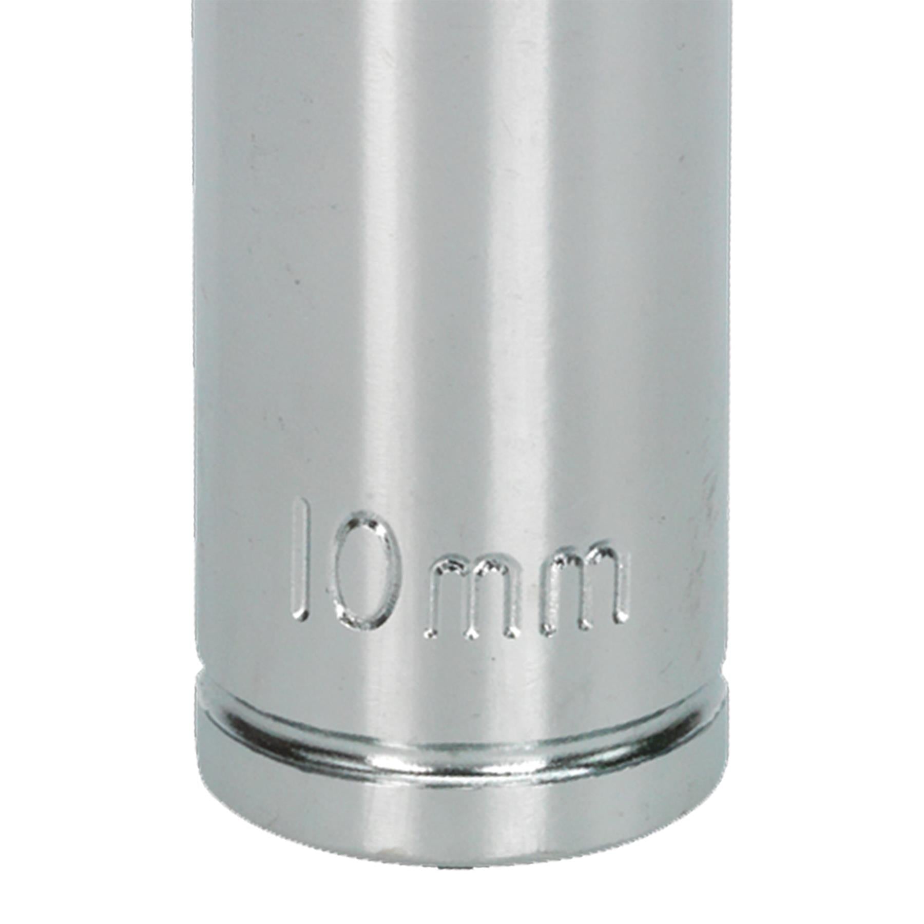 Sealey WallDrive Socket 10mm Deep 3/8"Sq Drive Chrome plated