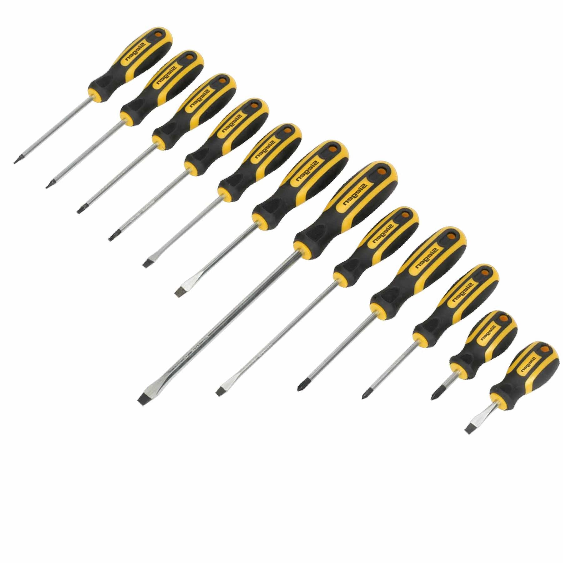 Sealey Soft Grip Screwdriver Set 12pc