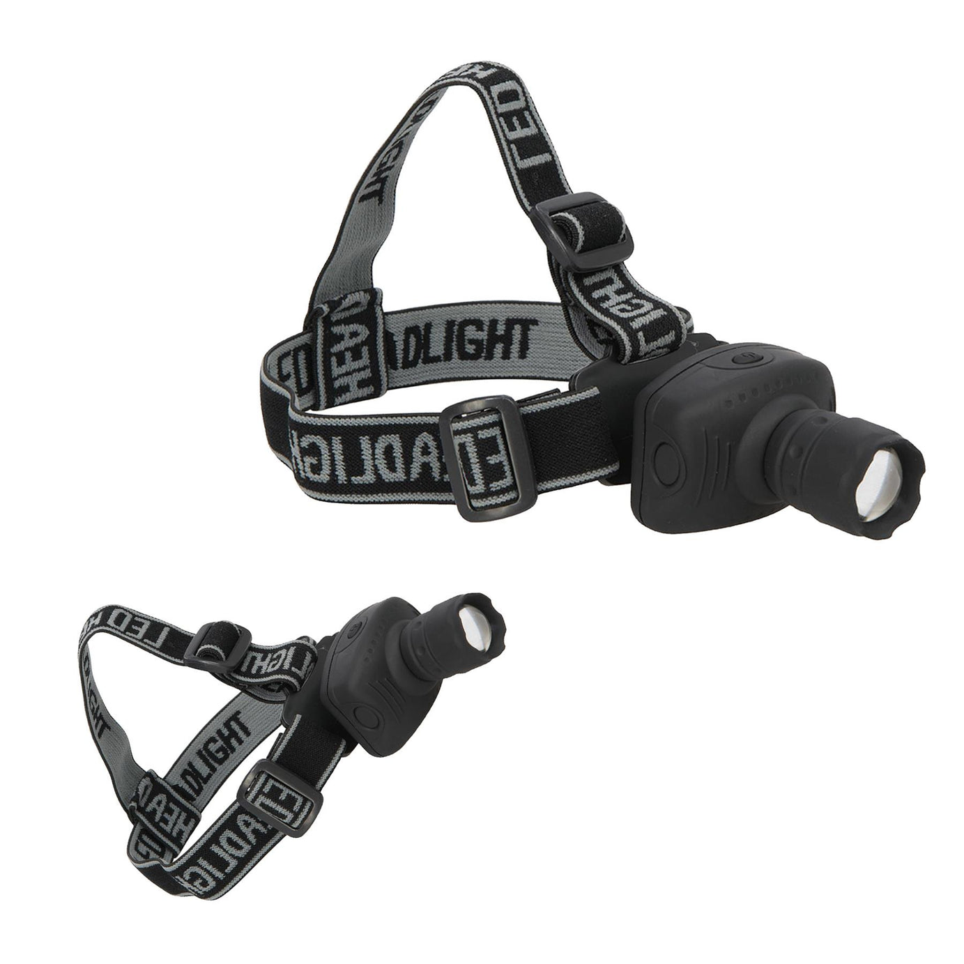 Led Head Torch 1W Powerful Light Rubberised Abs Camping Spot/Floodlight