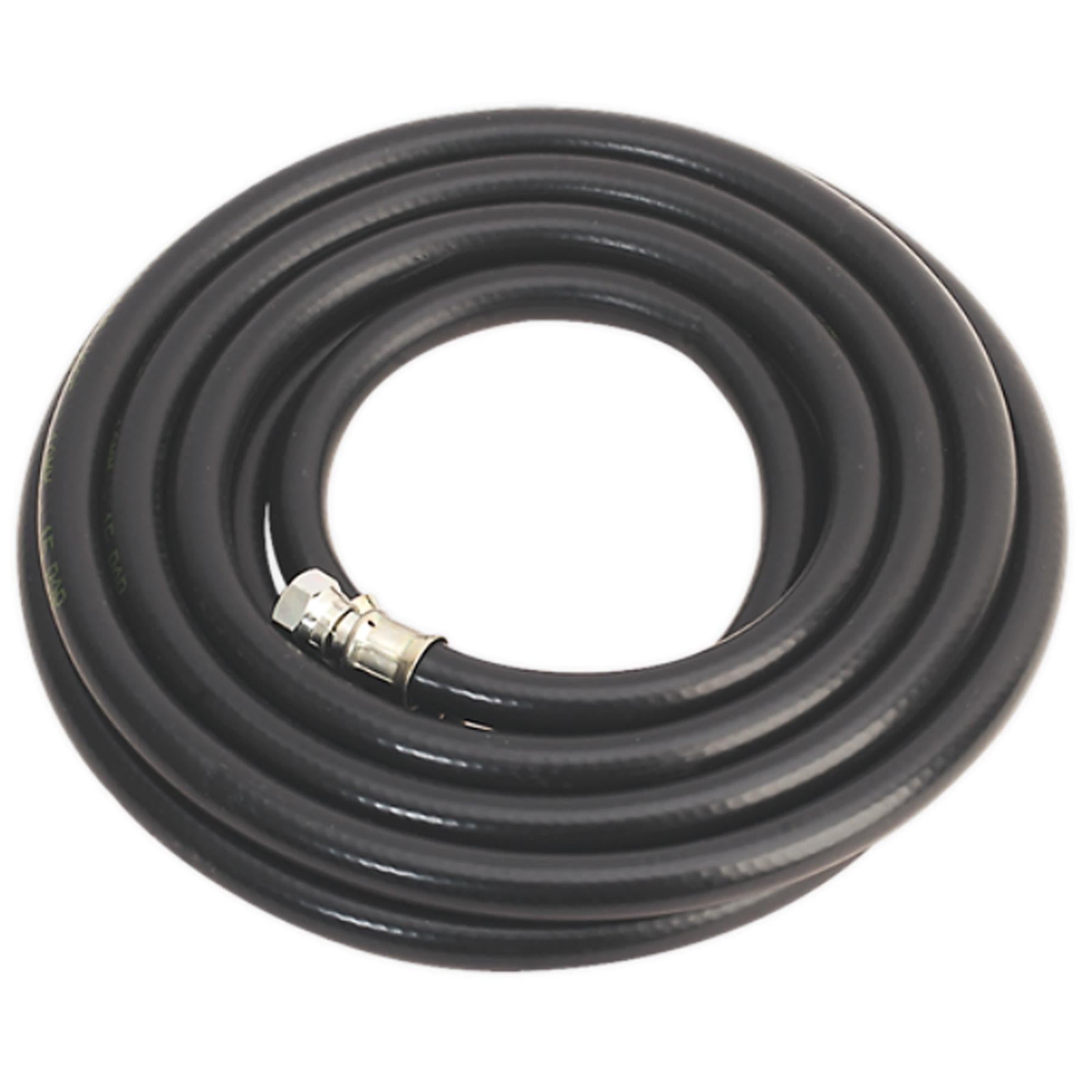 Sealey Air Hose 5m x 10mm with 1/4"BSP Unions Heavy-Duty