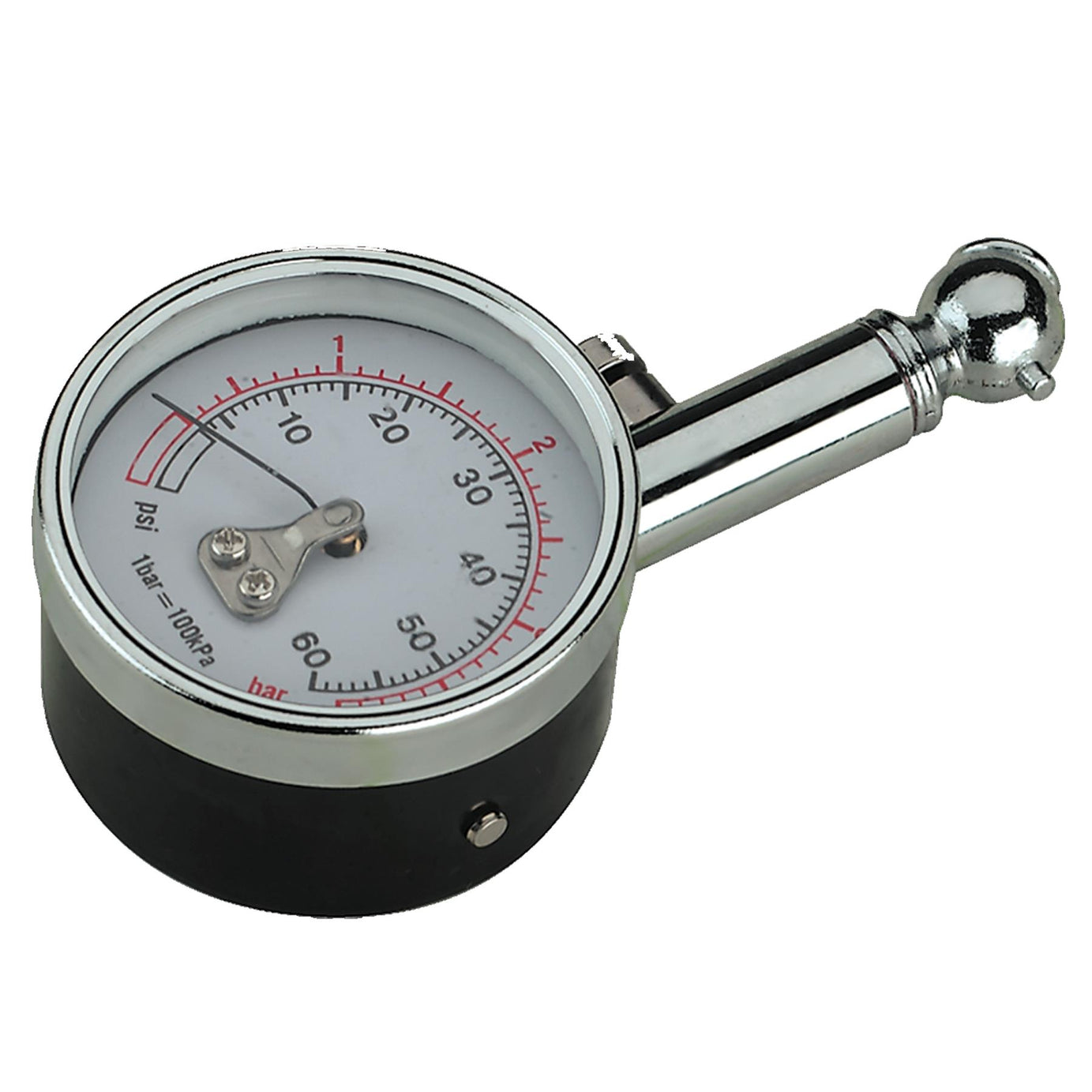 Sealey Tyre Pressure Gauge 0-4bar(0-60psi)