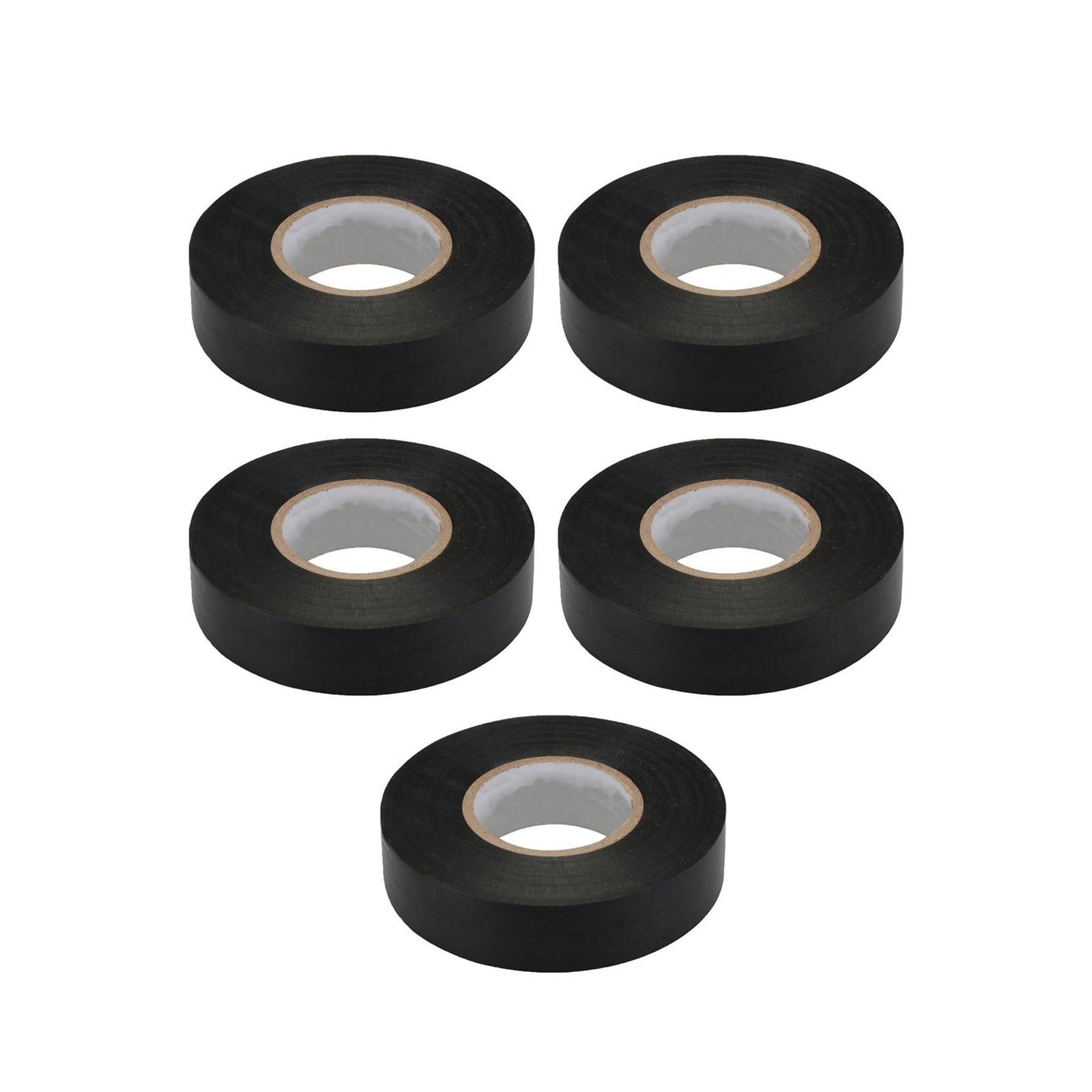 5 x PVC Insulation Electrical Tape Flame Retardent Black