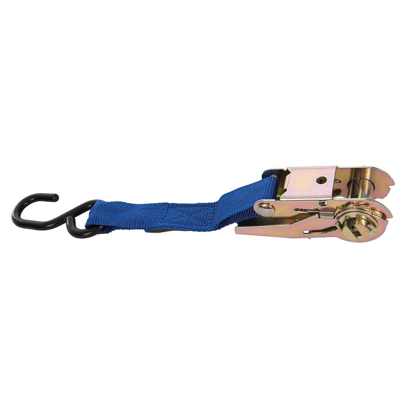 Ratchet Tie Down Strap S-Hook 4.5M X 25mm Rated 150Kg Capacity 375Kg
