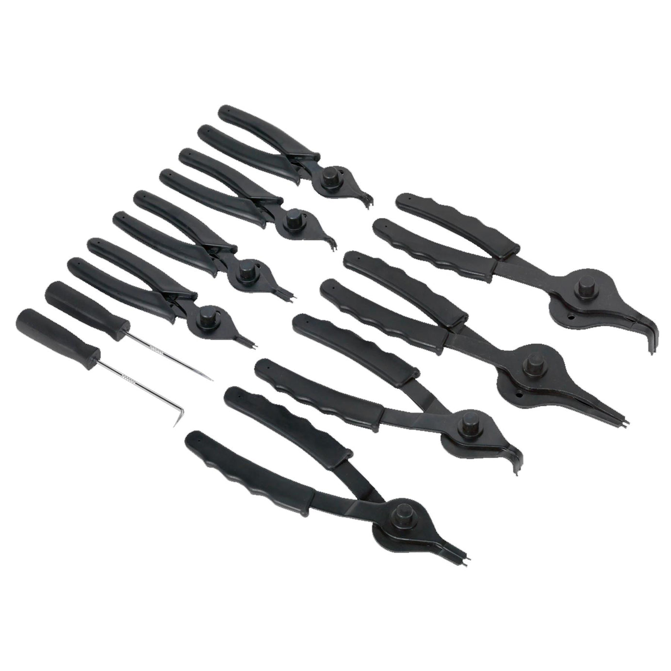 Sealey Circlip Pliers Set 10pc Internal/External