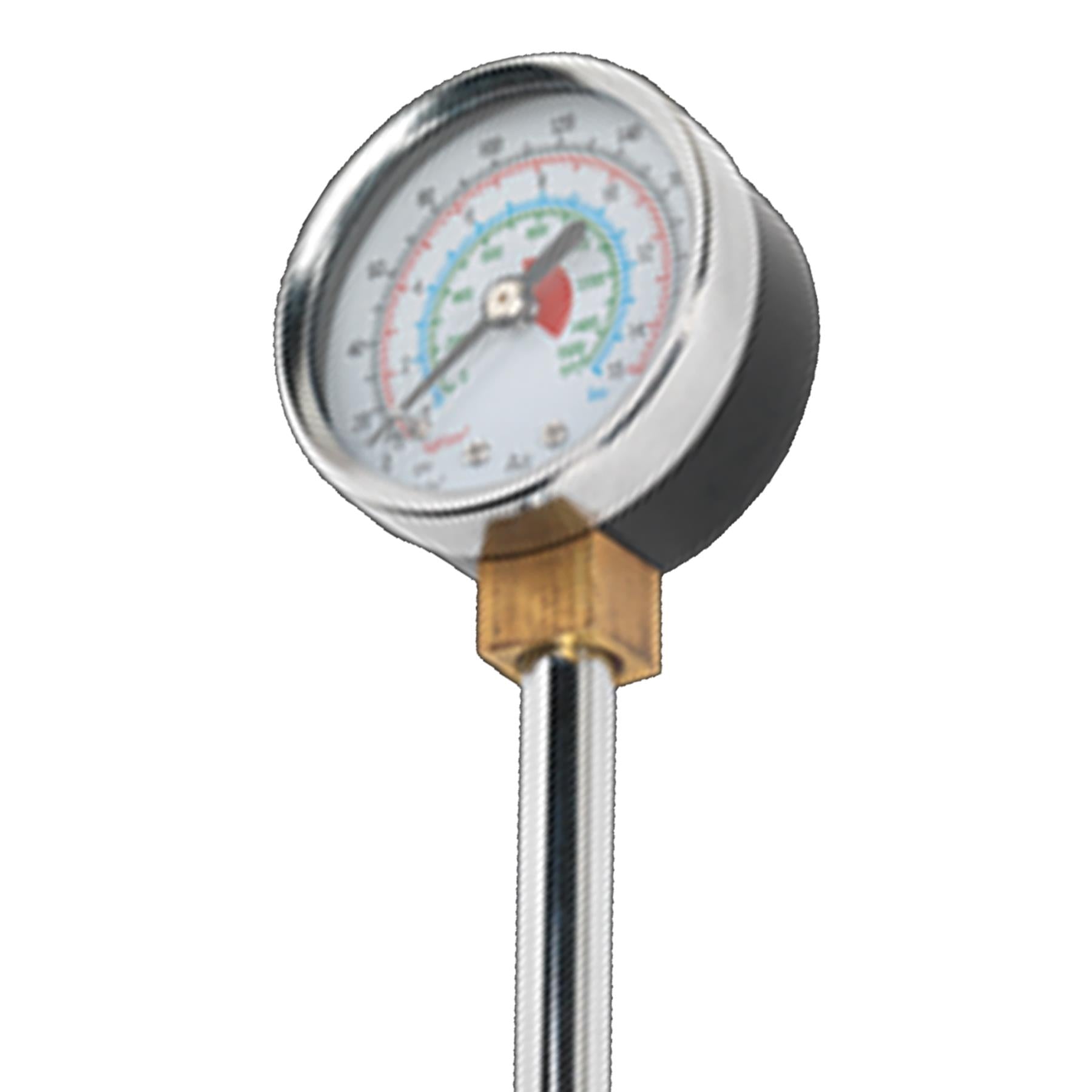Sealey Twin Connector Tyre Pressure Gauge 0-220psi