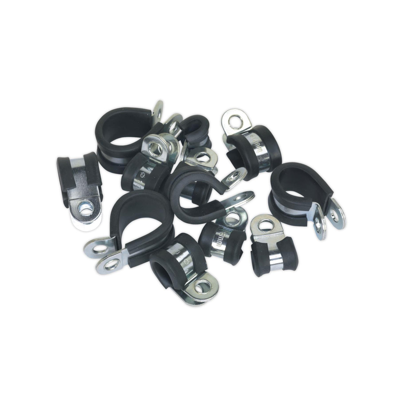 Sealey P-Clip Rubber Lined Assortment 60pc
